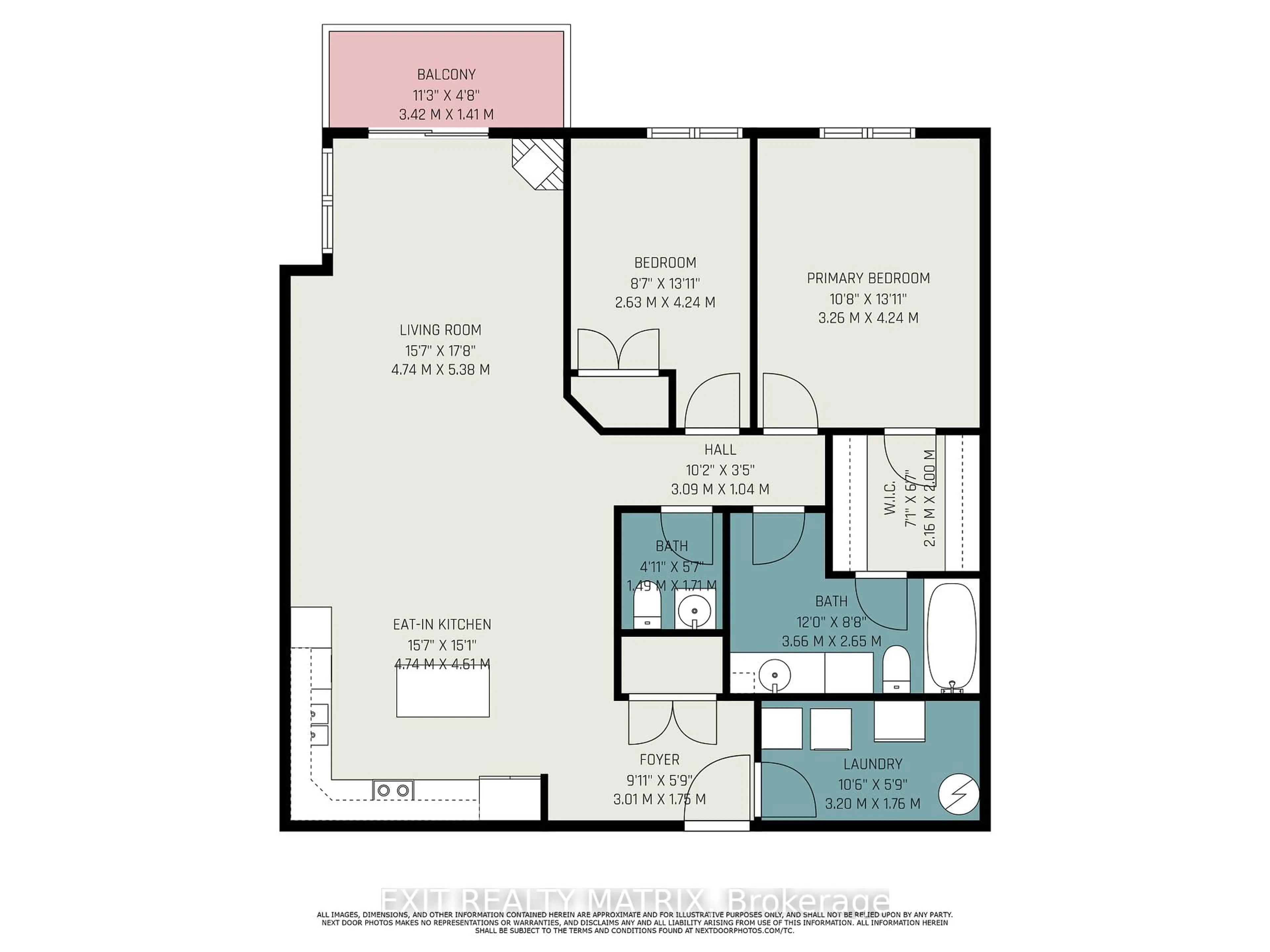 Floor plan for 38 Charles St #206, North Stormont Ontario K0A 1R0