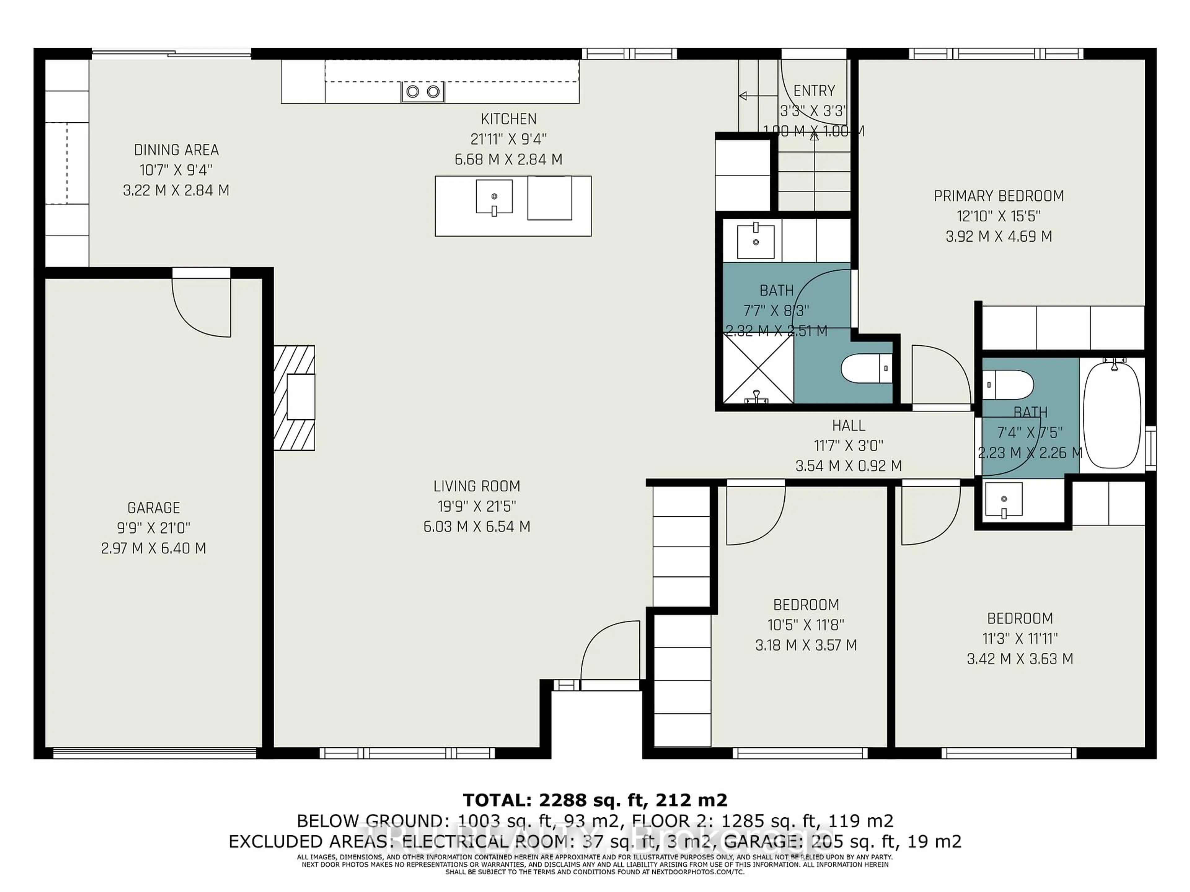 Floor plan for 39 Sunnycrest Dr, Ottawa Ontario K2E 5Y4