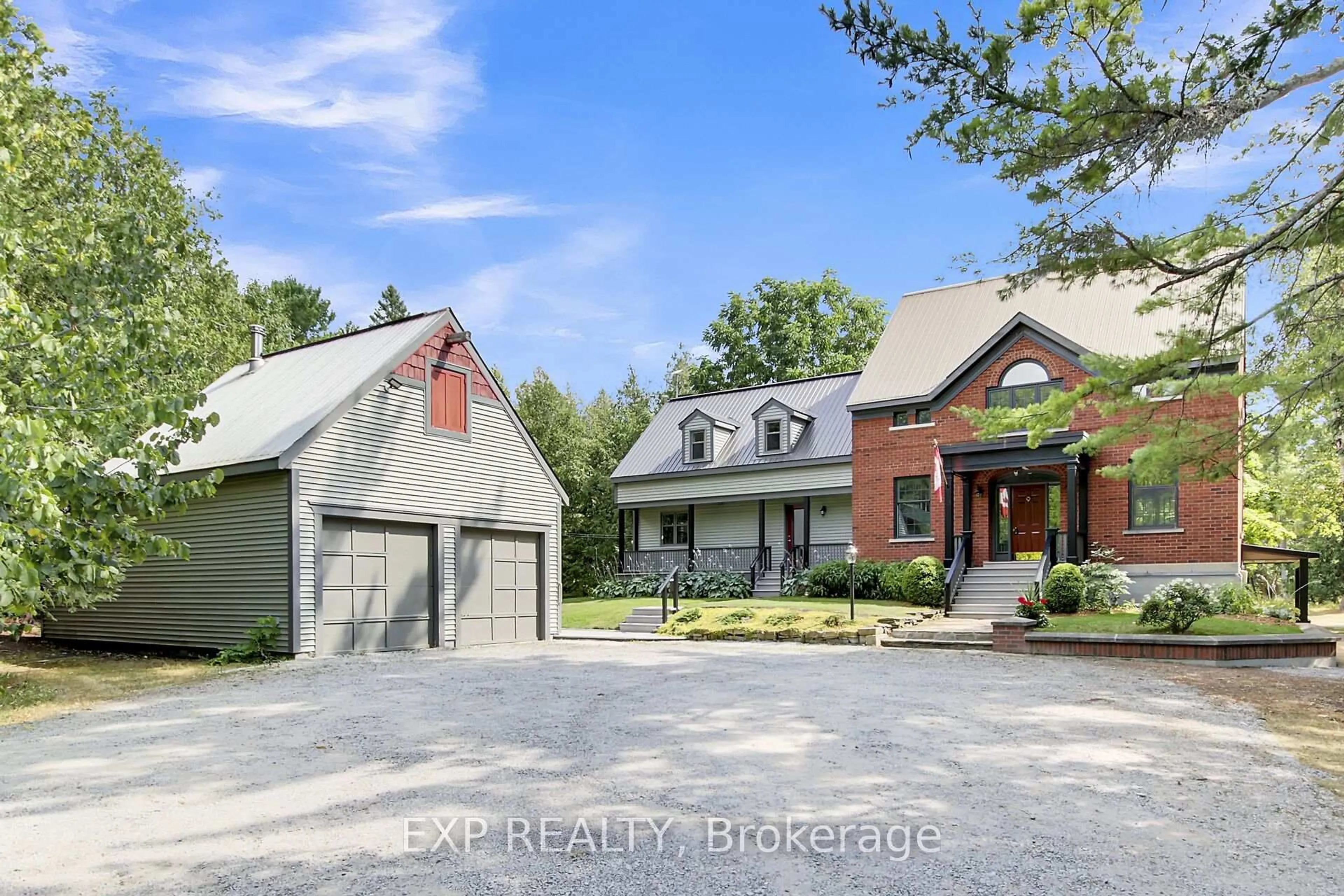 Home with brick exterior material, street for 3554 Vaughan Side Rd, Carp Ontario K0A 1L0