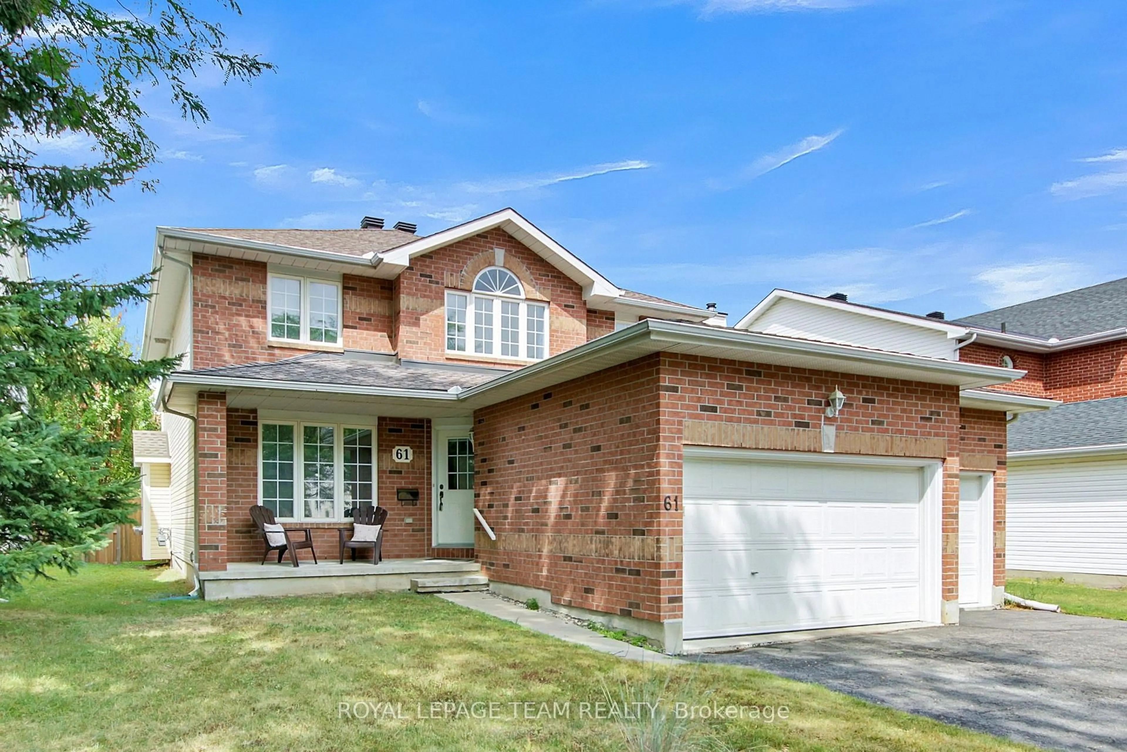 Home with brick exterior material, street for 61 Beamish Cres, Ottawa Ontario K2K 2R7