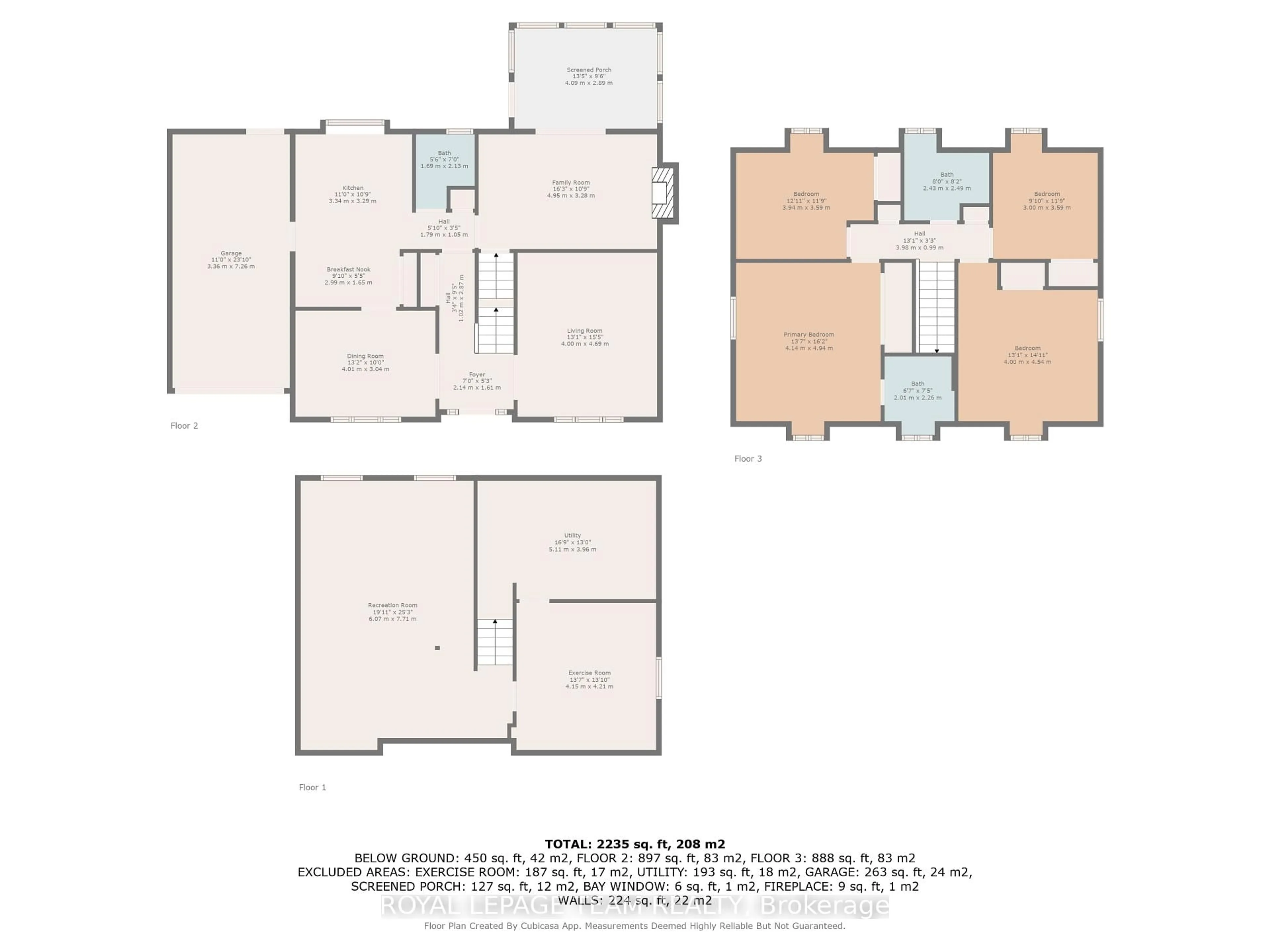 Floor plan for 2128 Hubbard Cres, Ottawa Ontario K1J 6L2