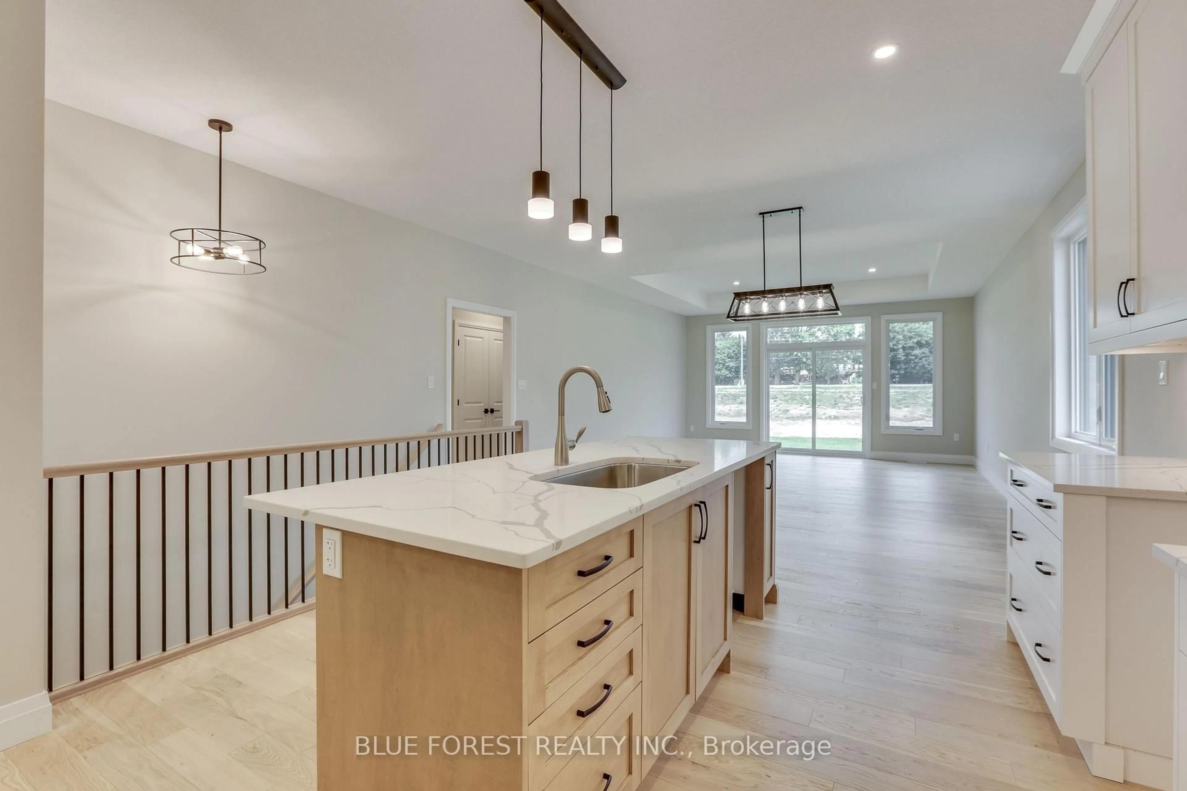 Open concept kitchen, ceramic/tile floor for 147 SHIRLEY St, Thames Centre Ontario N0M 2P0