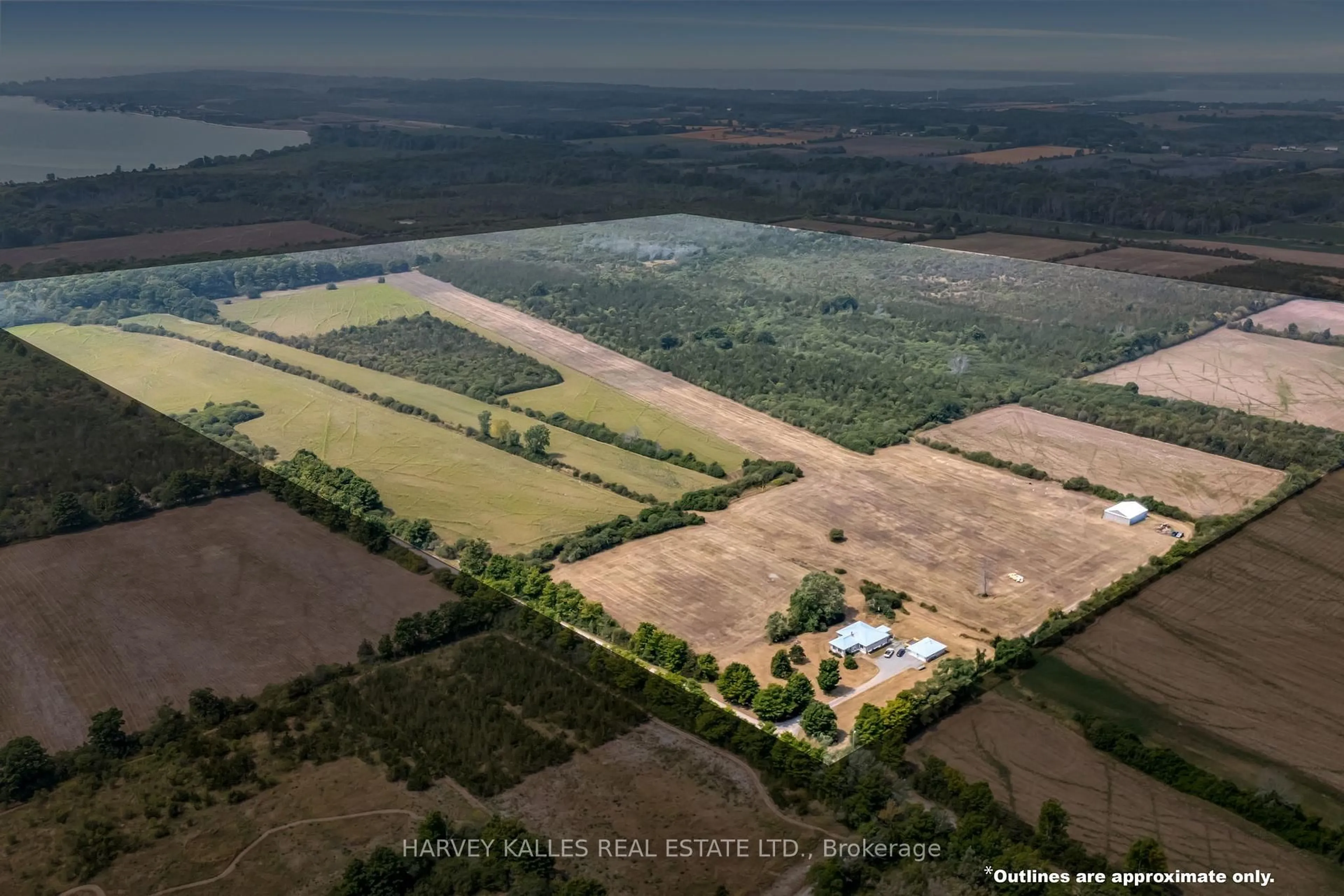 A pic from outside/outdoor area/front of a property/back of a property/a pic from drone, unknown for 130 Easterbrook Rd, Prince Edward County Ontario K0K 1P0