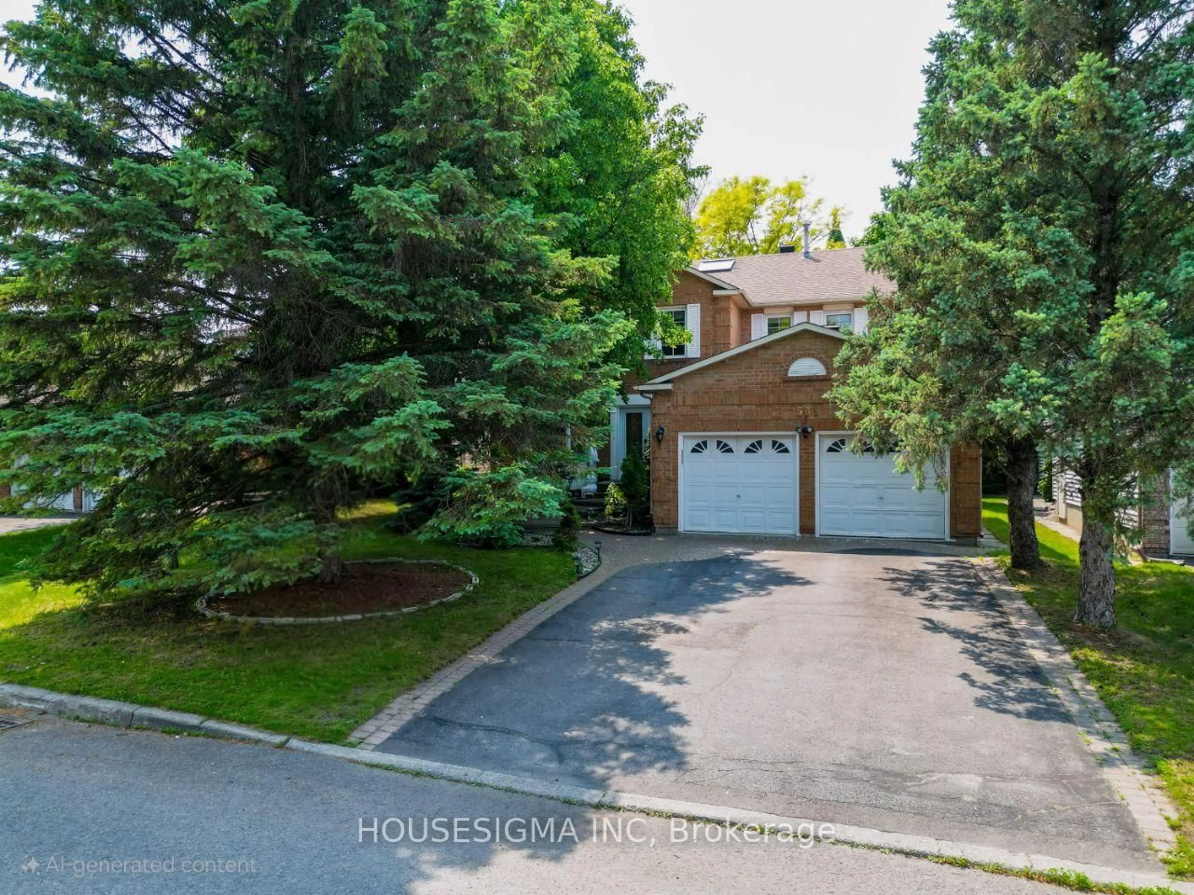 A pic from outside/outdoor area/front of a property/back of a property/a pic from drone, street for 566 Falwyn Cres, Orleans Ontario K4A 2A4