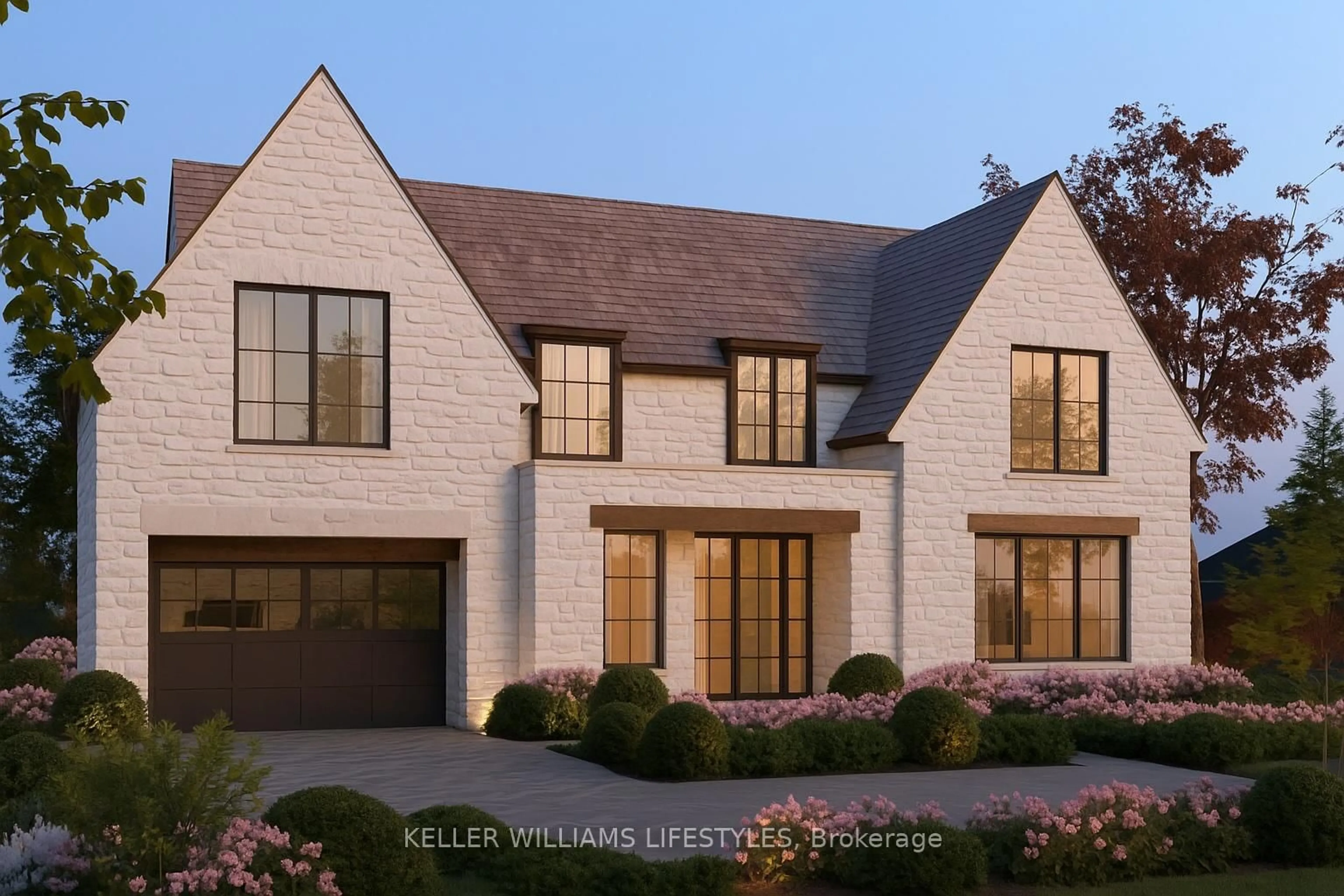 Home with brick exterior material, street for Lot 7 Edgewater Blvd, Middlesex Centre Ontario N0L 1R0