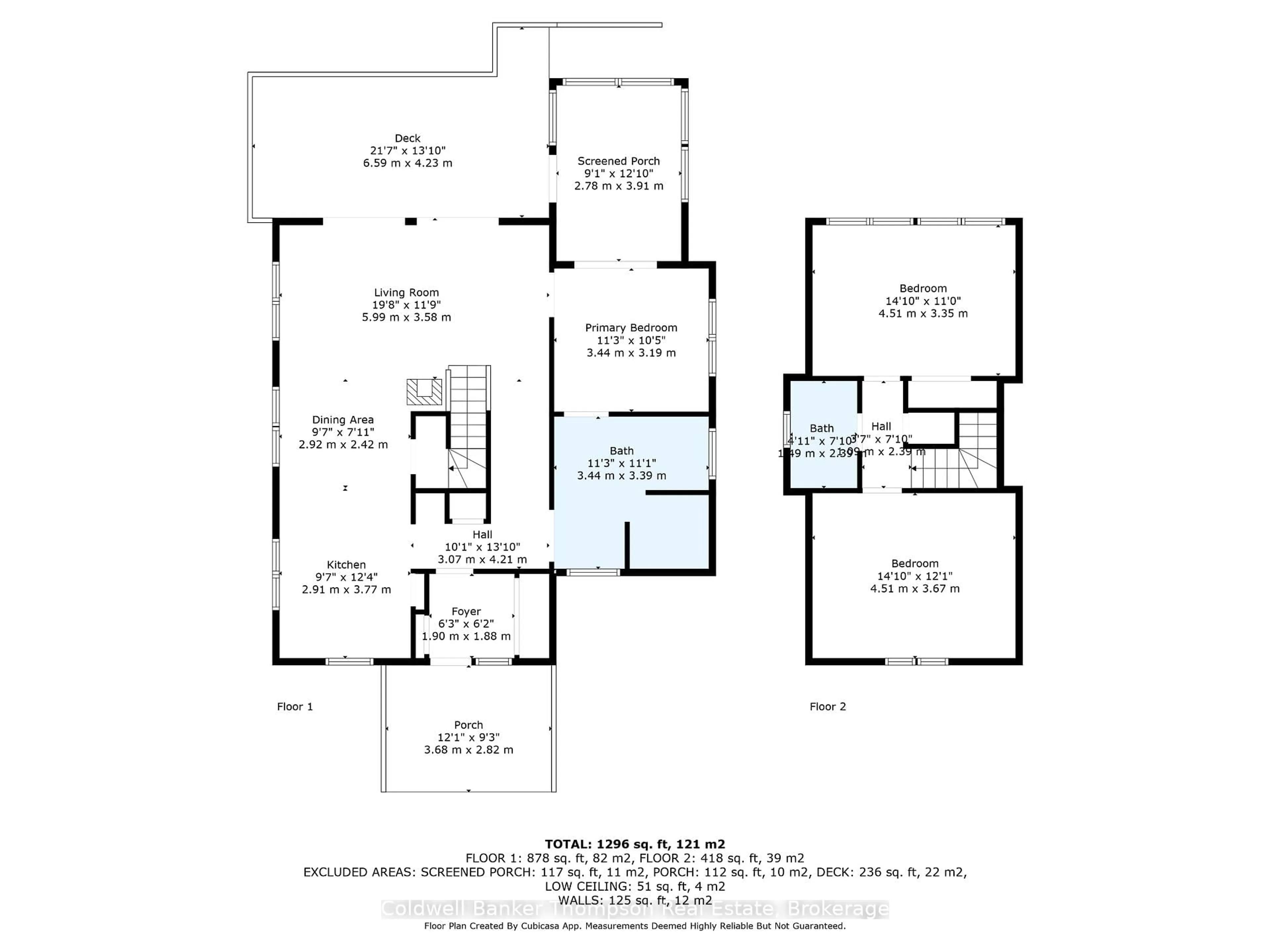 Floor plan for 1019 "D" So Ho Mish Rd, Ryerson Ontario P0A 1C0
