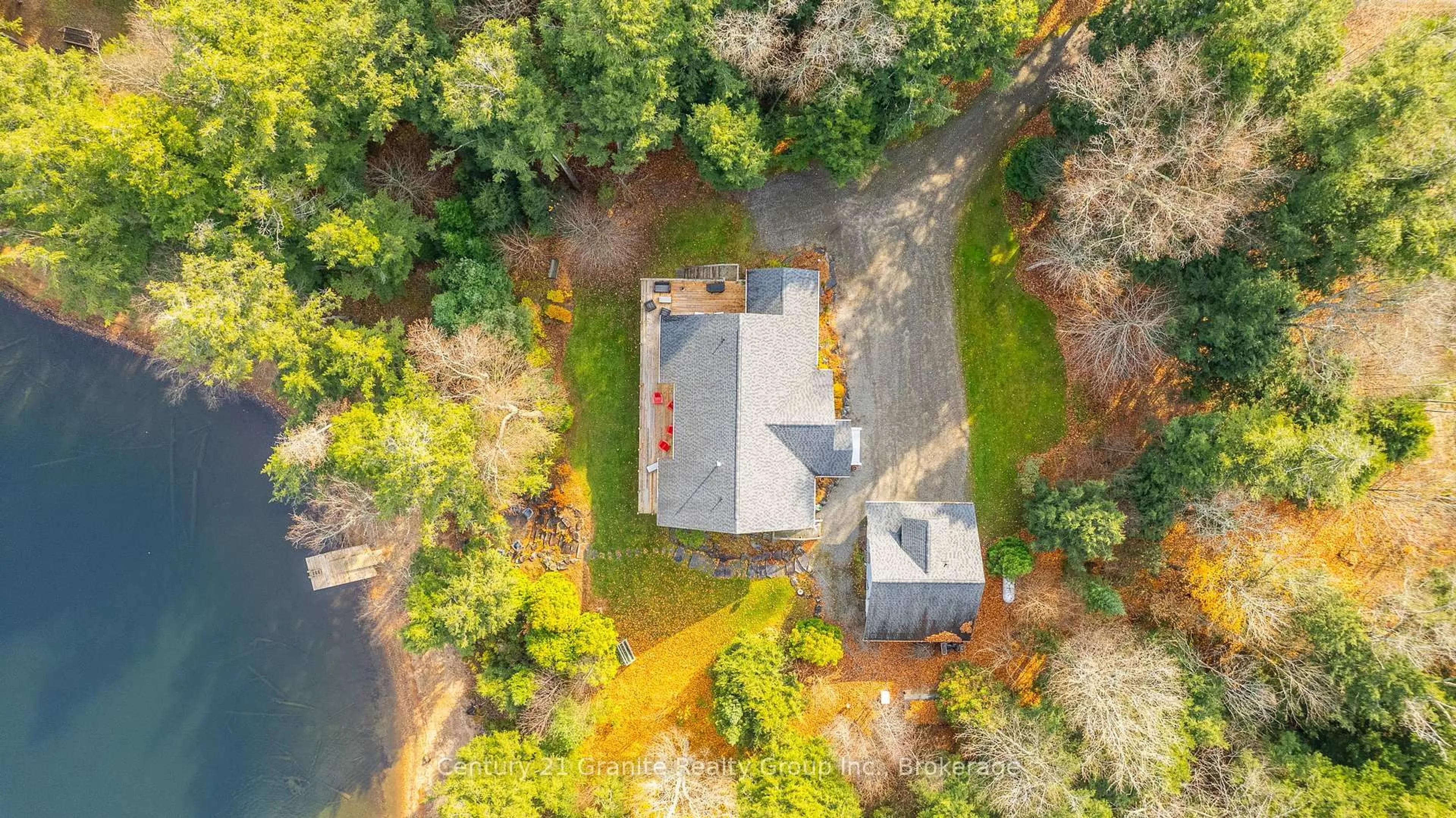 A pic from outside/outdoor area/front of a property/back of a property/a pic from drone, unknown for 3526 West Shore Rd, Dysart et al Ontario K0M 1S0