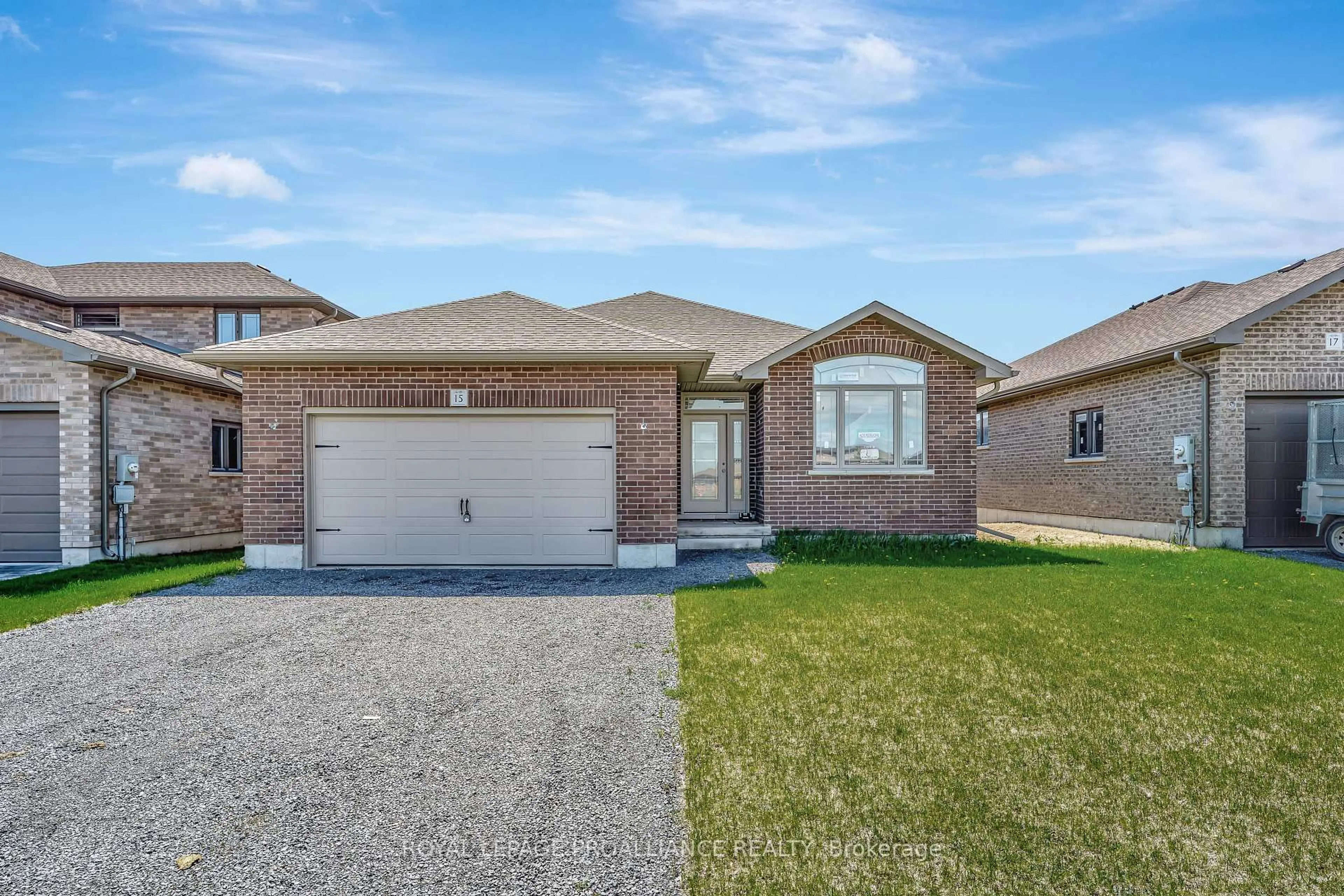 Home with brick exterior material, street for 15 Andrew Cres, Quinte West Ontario K8V 0K1