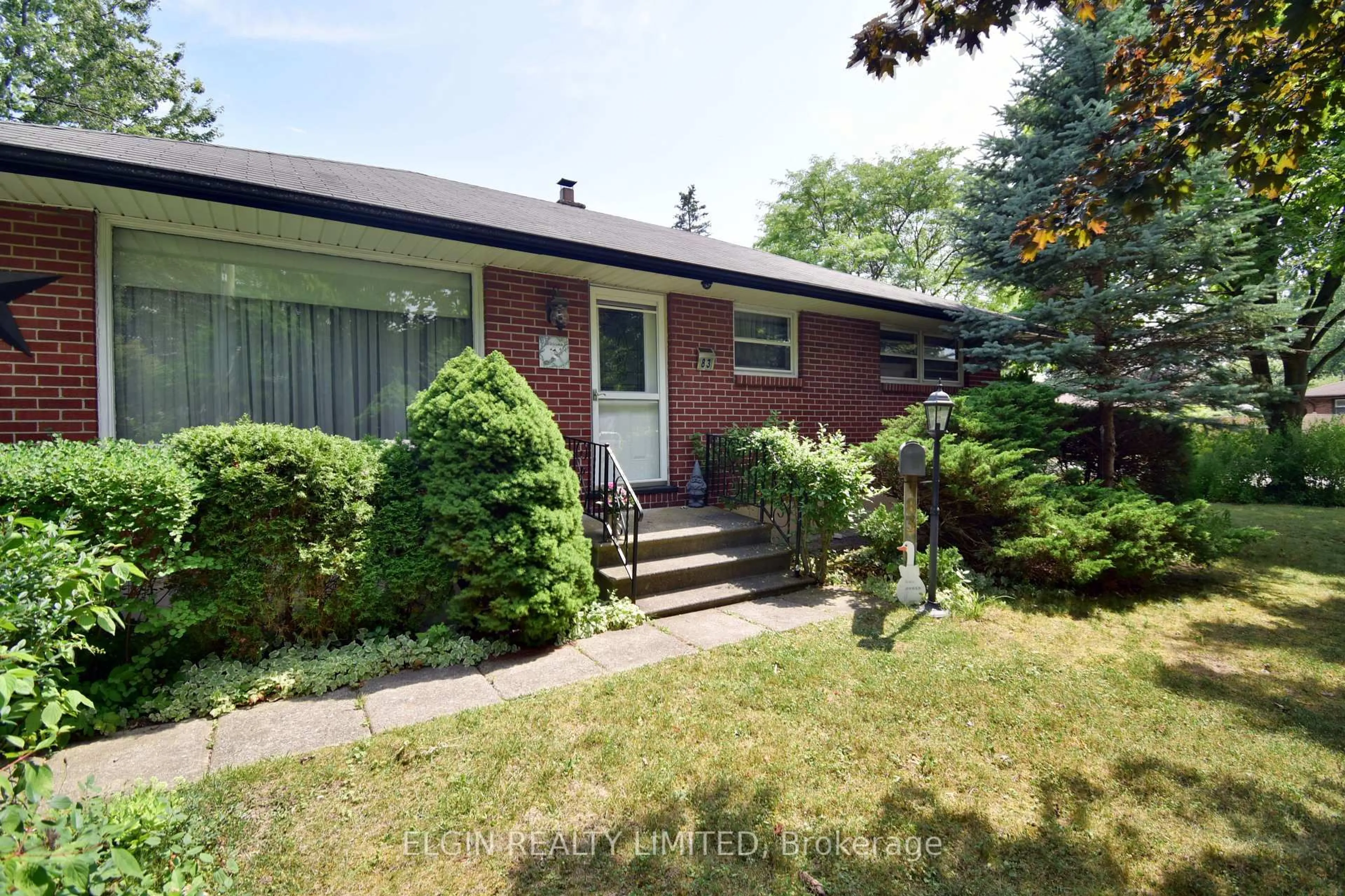 Home with brick exterior material, street for 83 Churchill Cres, St. Thomas Ontario N5R 1P9