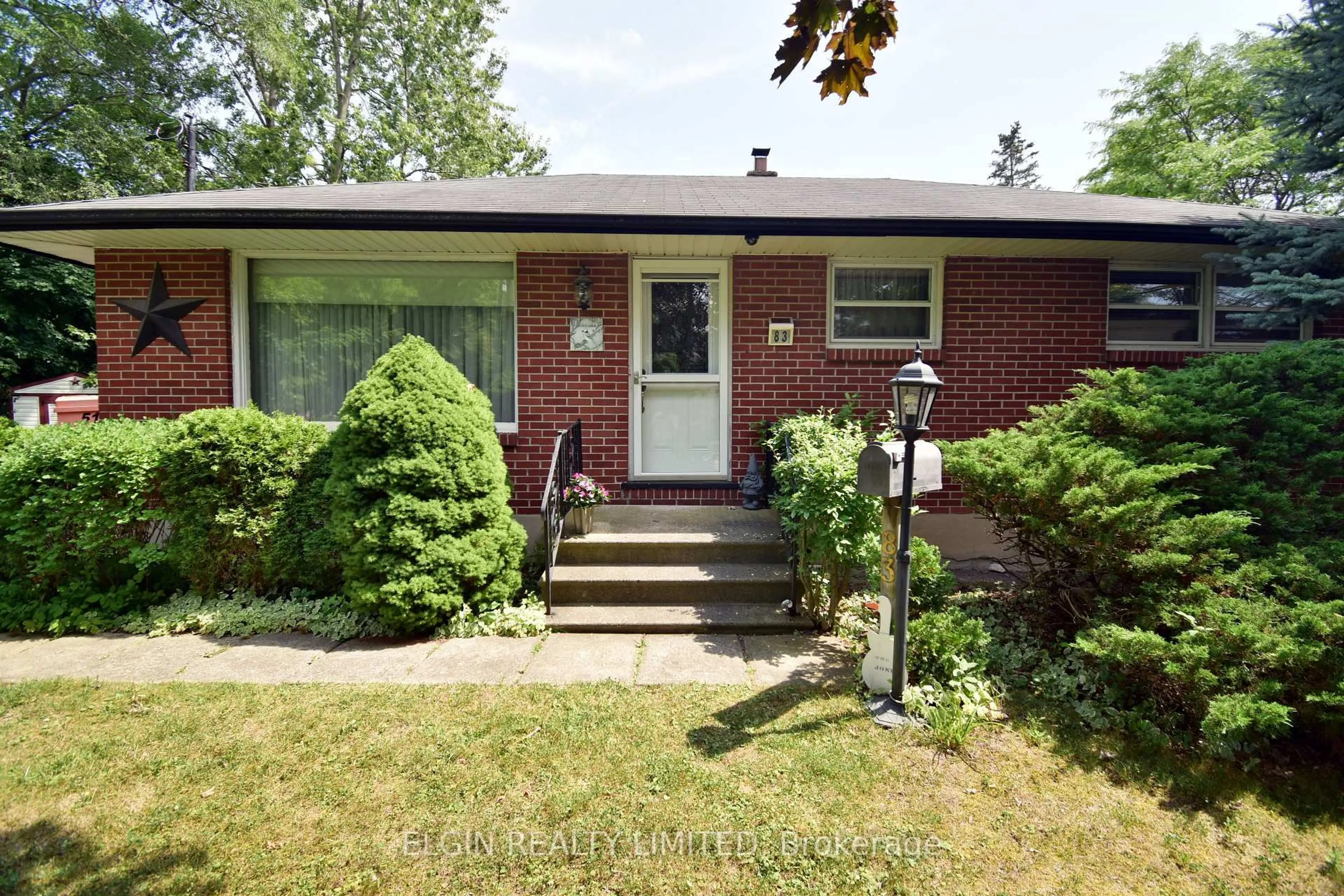 Home with brick exterior material, street for 83 Churchill Cres, St. Thomas Ontario N5R 1P9