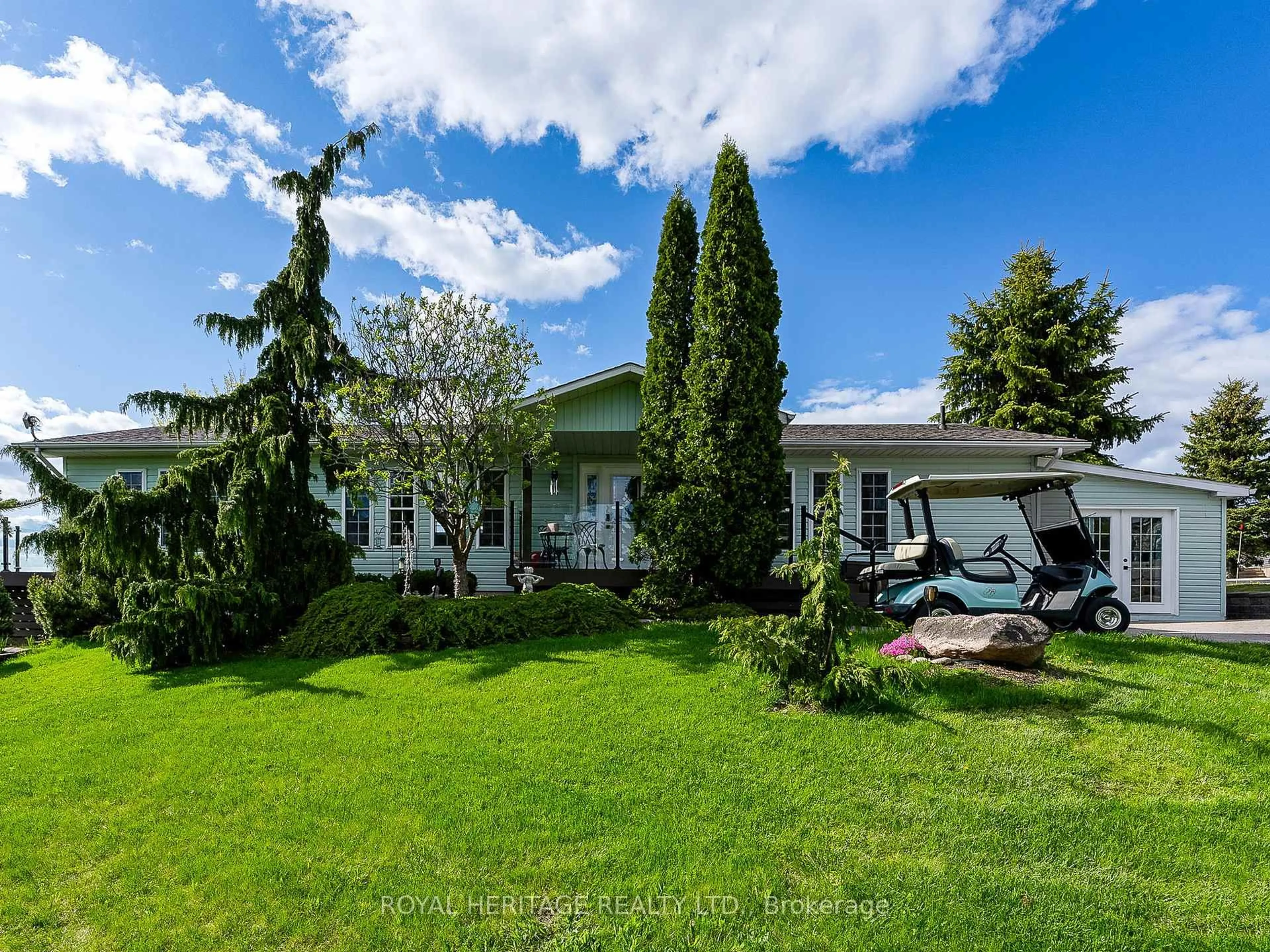 A pic from outside/outdoor area/front of a property/back of a property/a pic from drone, unknown for 6916 County Rd 18 Rd #700, Alnwick/Haldimand Ontario K0K 2X0