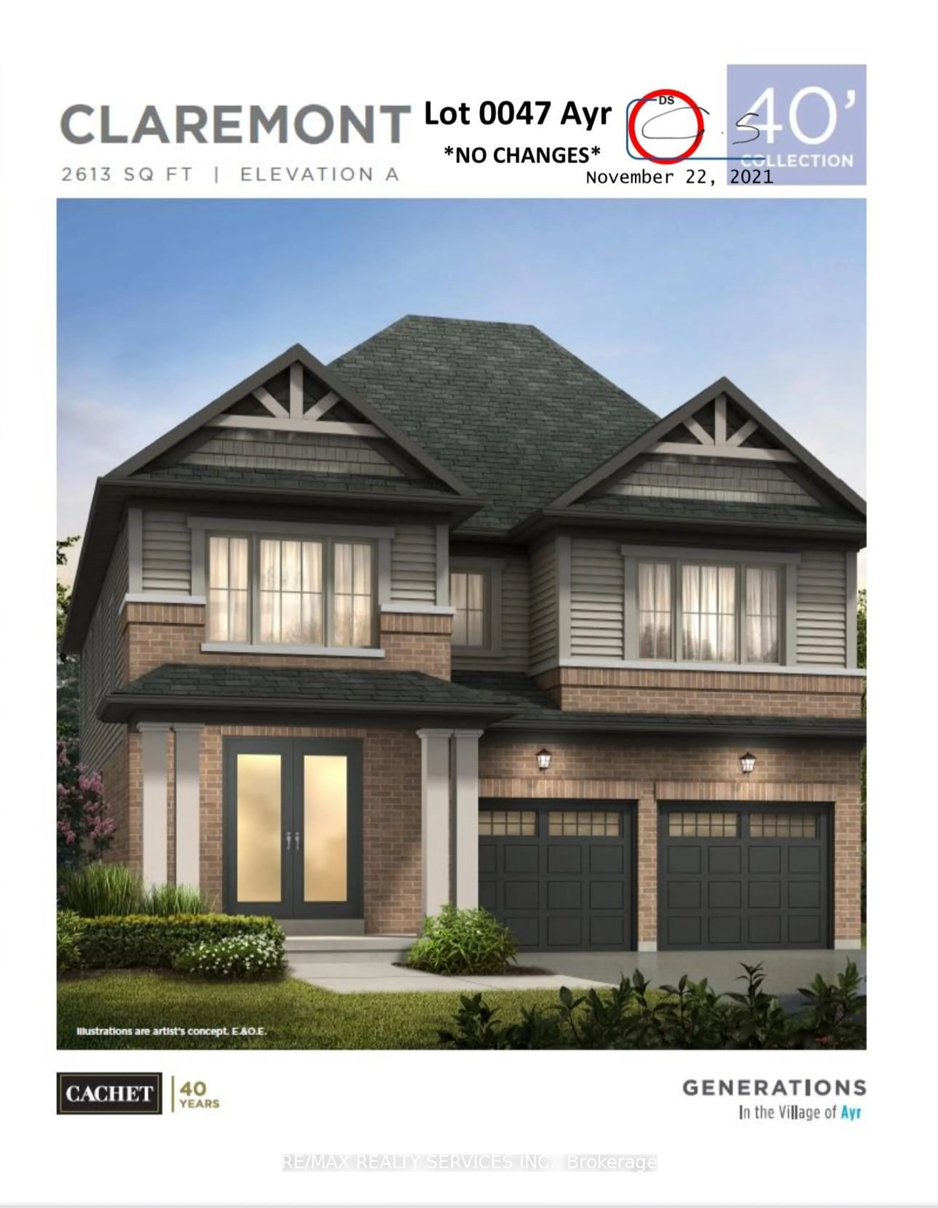 Home with brick exterior material, street for 66 Prince Philip Blvd, North Dumfries Ontario N0B 1E0