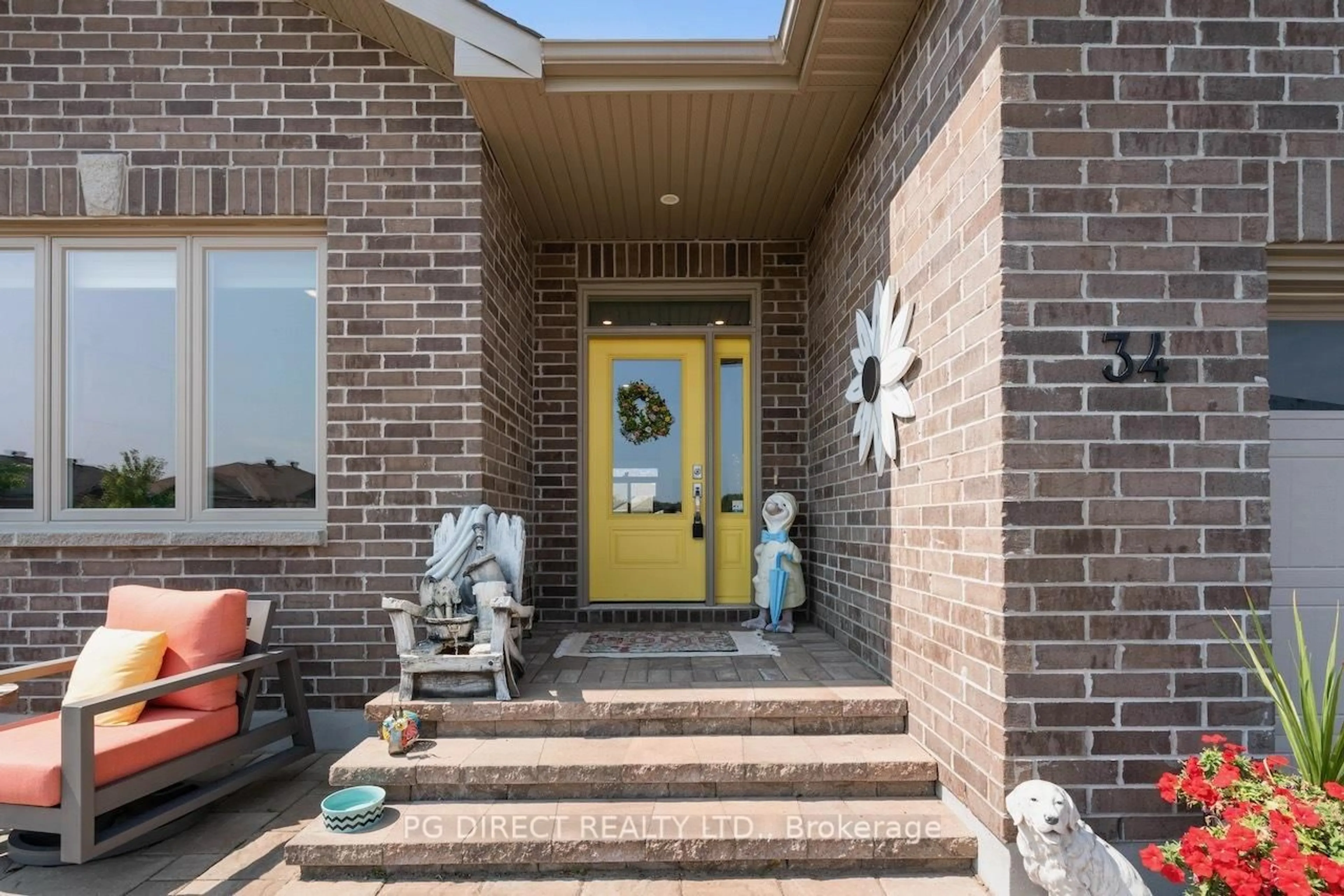 Home with brick exterior material, street for 34 Senators Gate Dr, Perth Ontario K7H 0B5