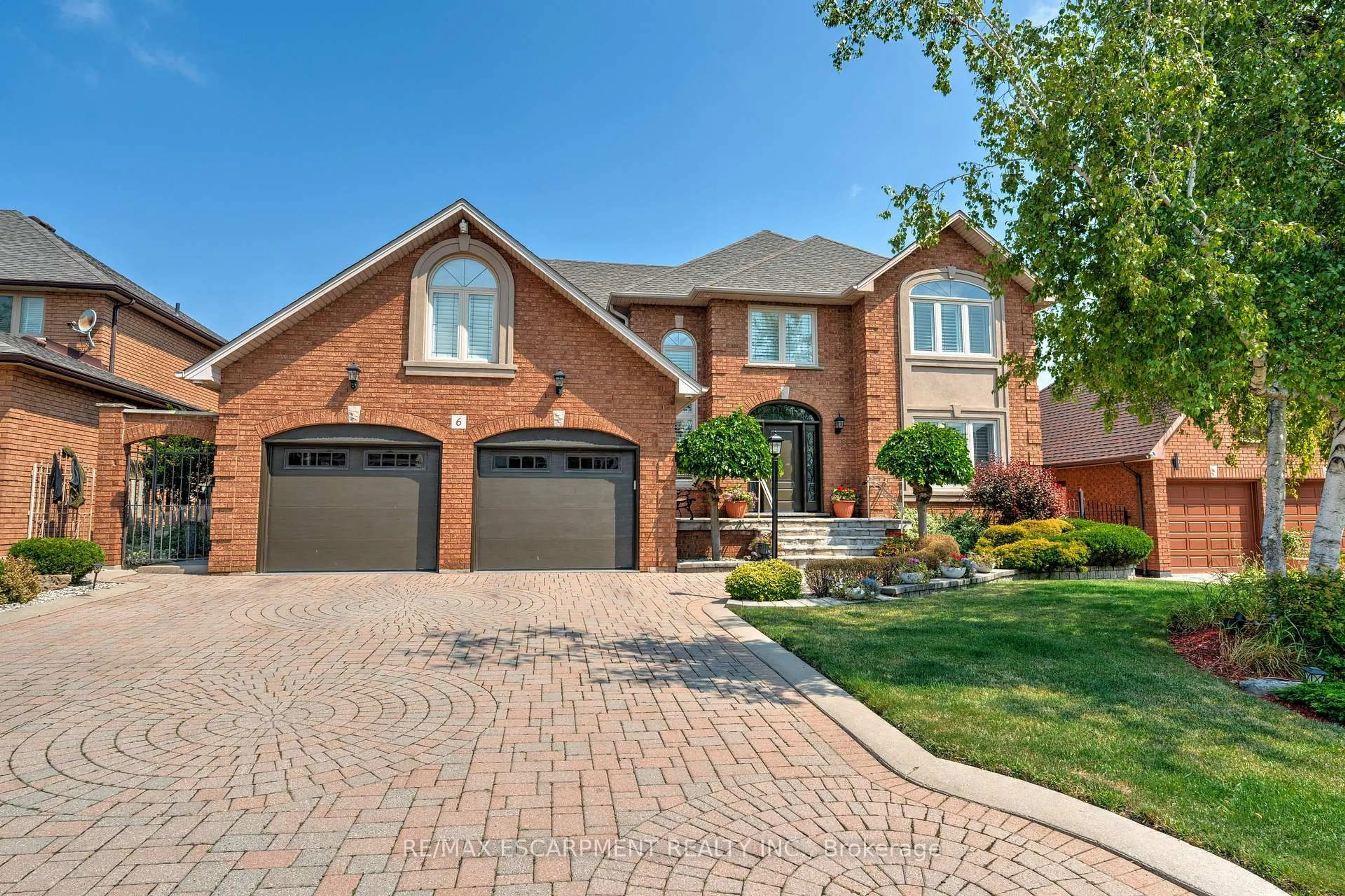 Home with brick exterior material, street for 6 Embassy Dr, Hamilton Ontario L8T 4Z8