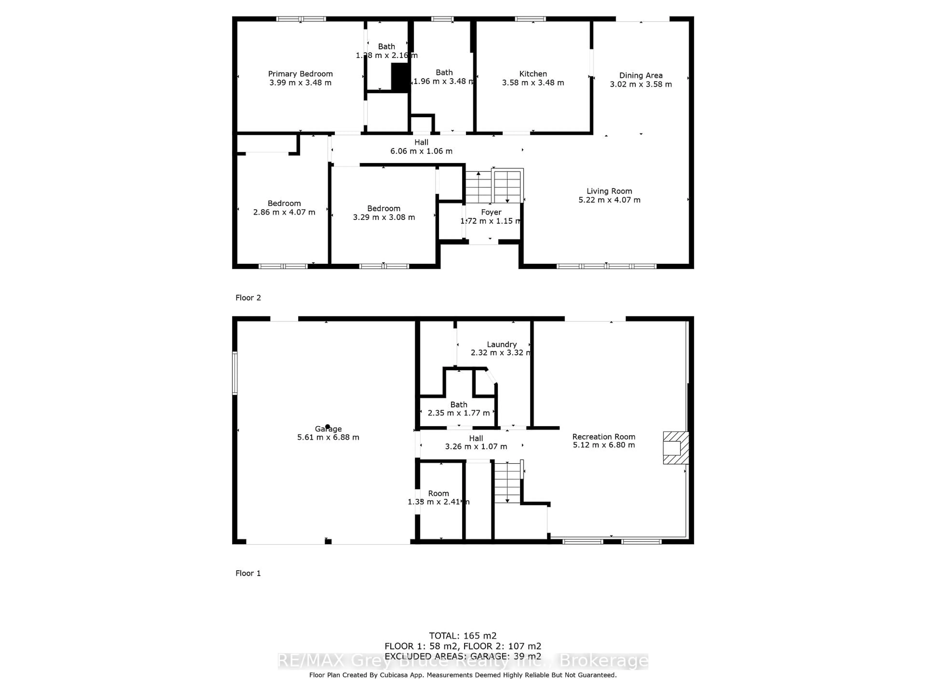 Floor plan for 260 8th A Ave, Owen Sound Ontario N4K 6L2
