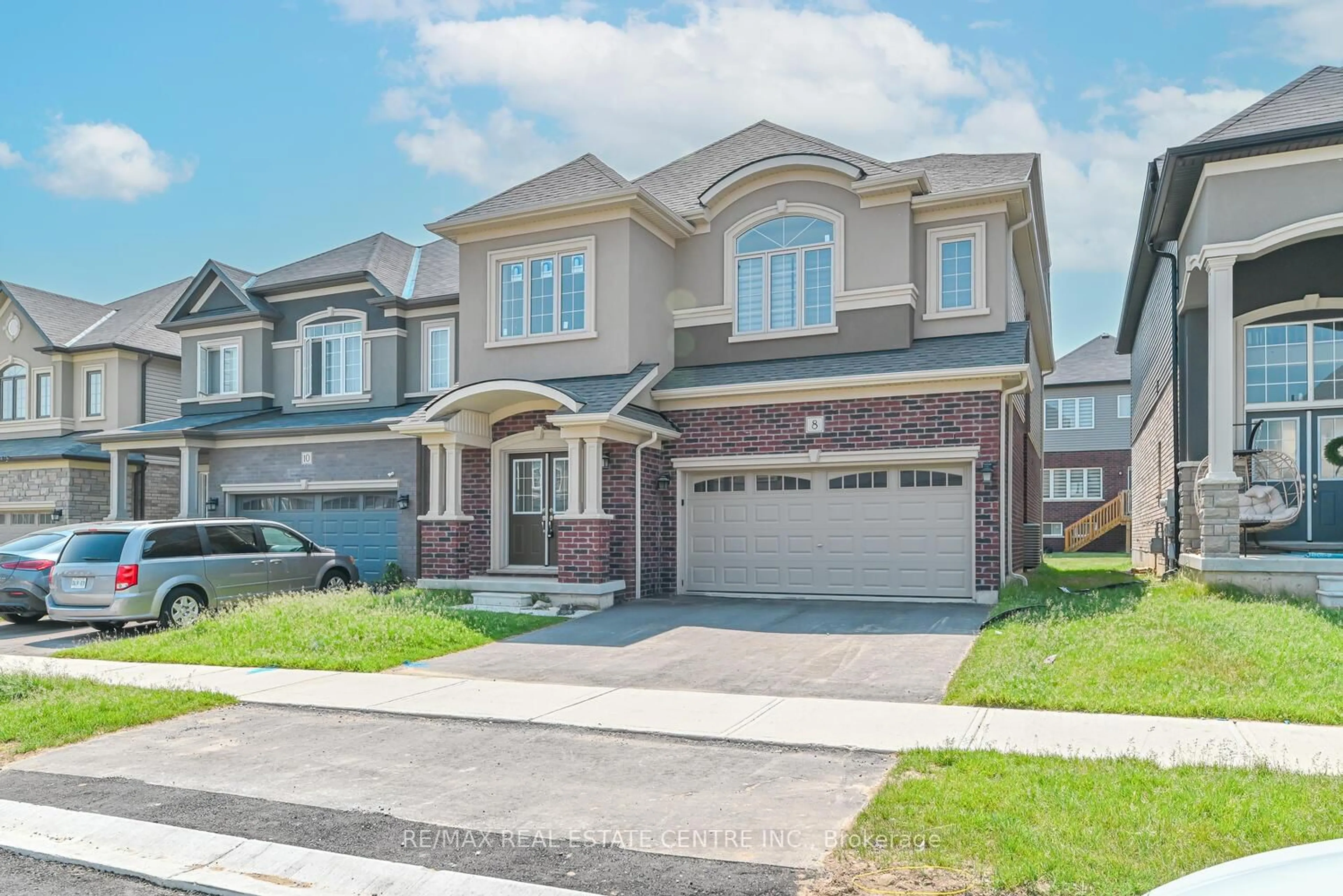 Home with brick exterior material, street for 8 Stokes Rd, Brant Ontario N3L 0L9