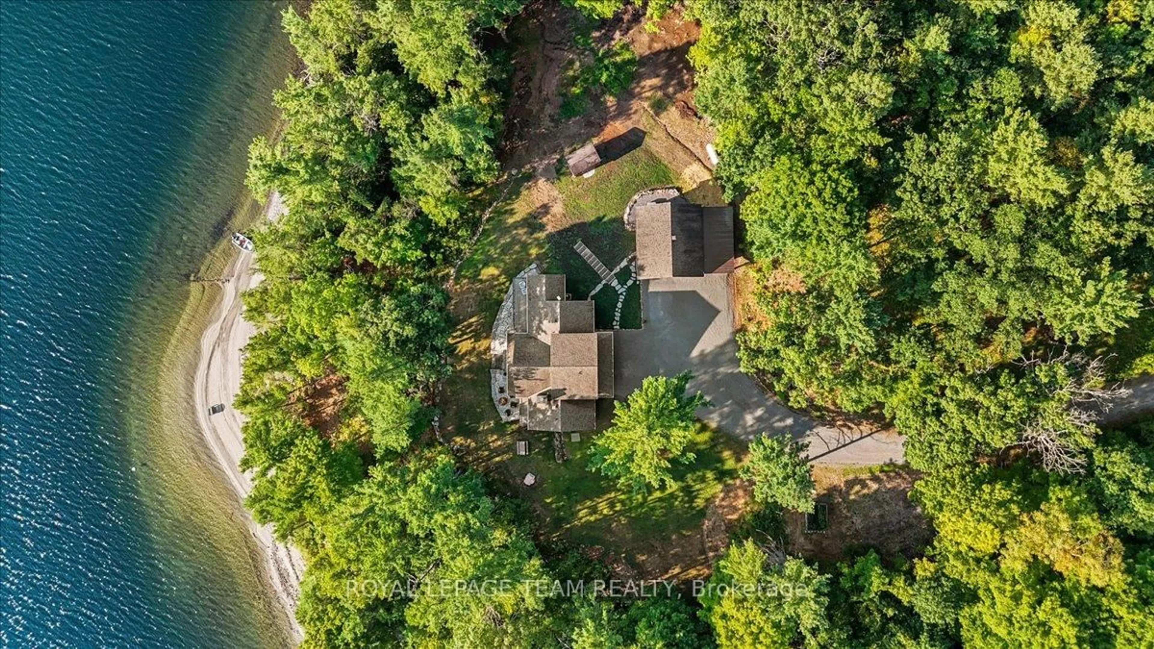 A pic from outside/outdoor area/front of a property/back of a property/a pic from drone, unknown for 884 Anderson Rd, Tichborne Ontario K0H 2V0