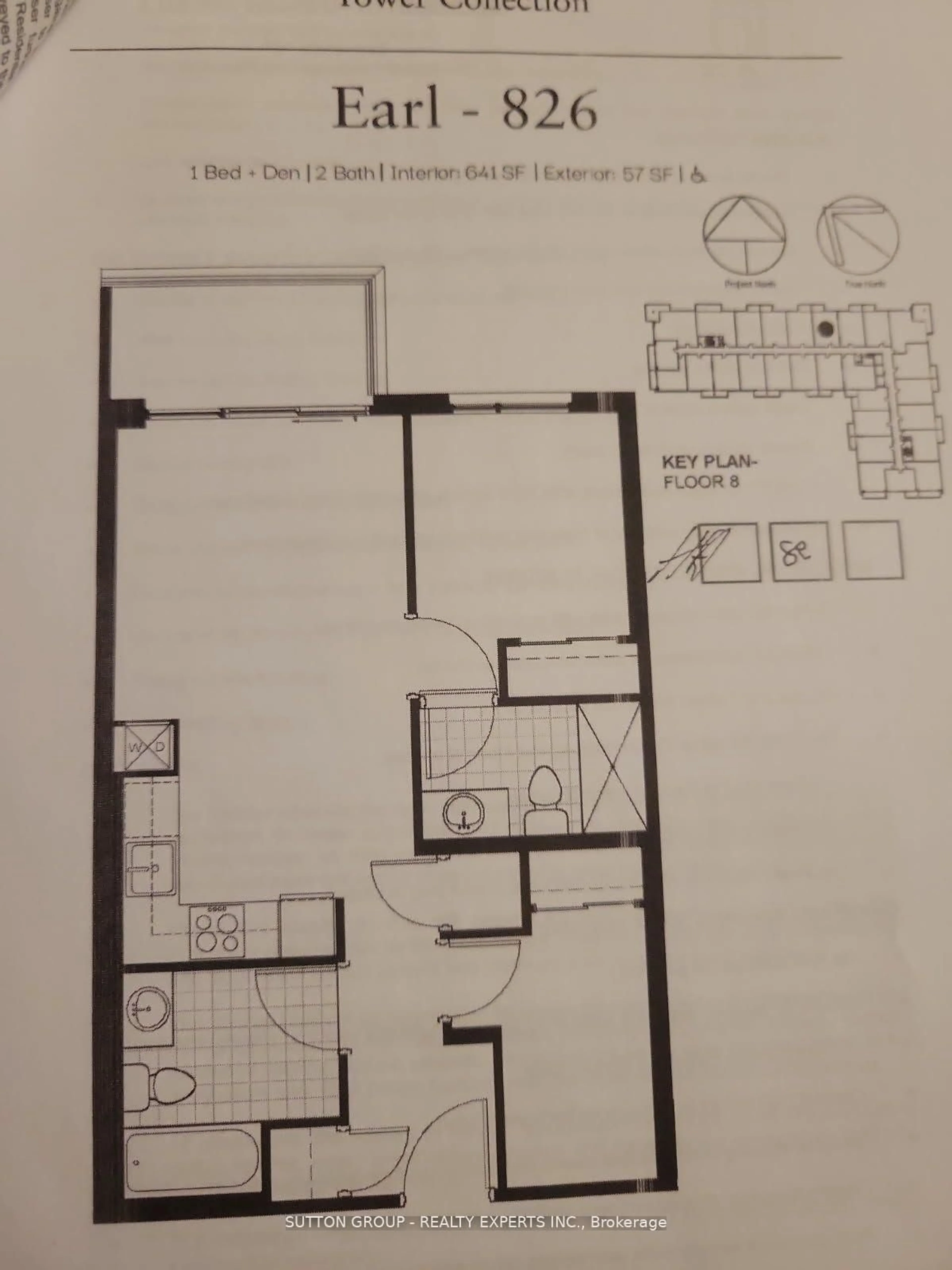Floor plan for 401 shellard Lane #826, Brantford Ontario N3T 5L5