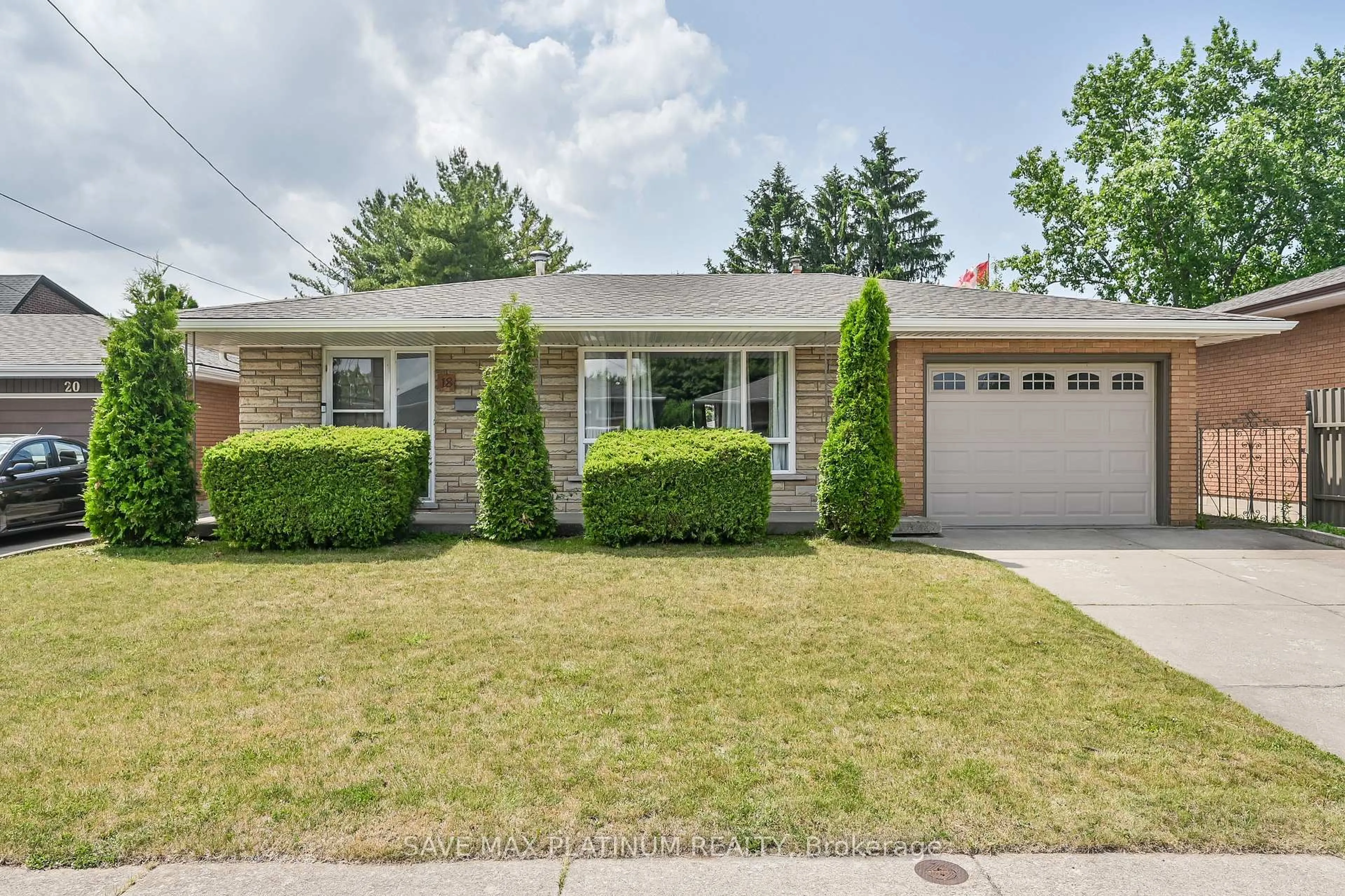 Home with brick exterior material, street for 18 Gardenia Crt, Hamilton Ontario L8K 3X6