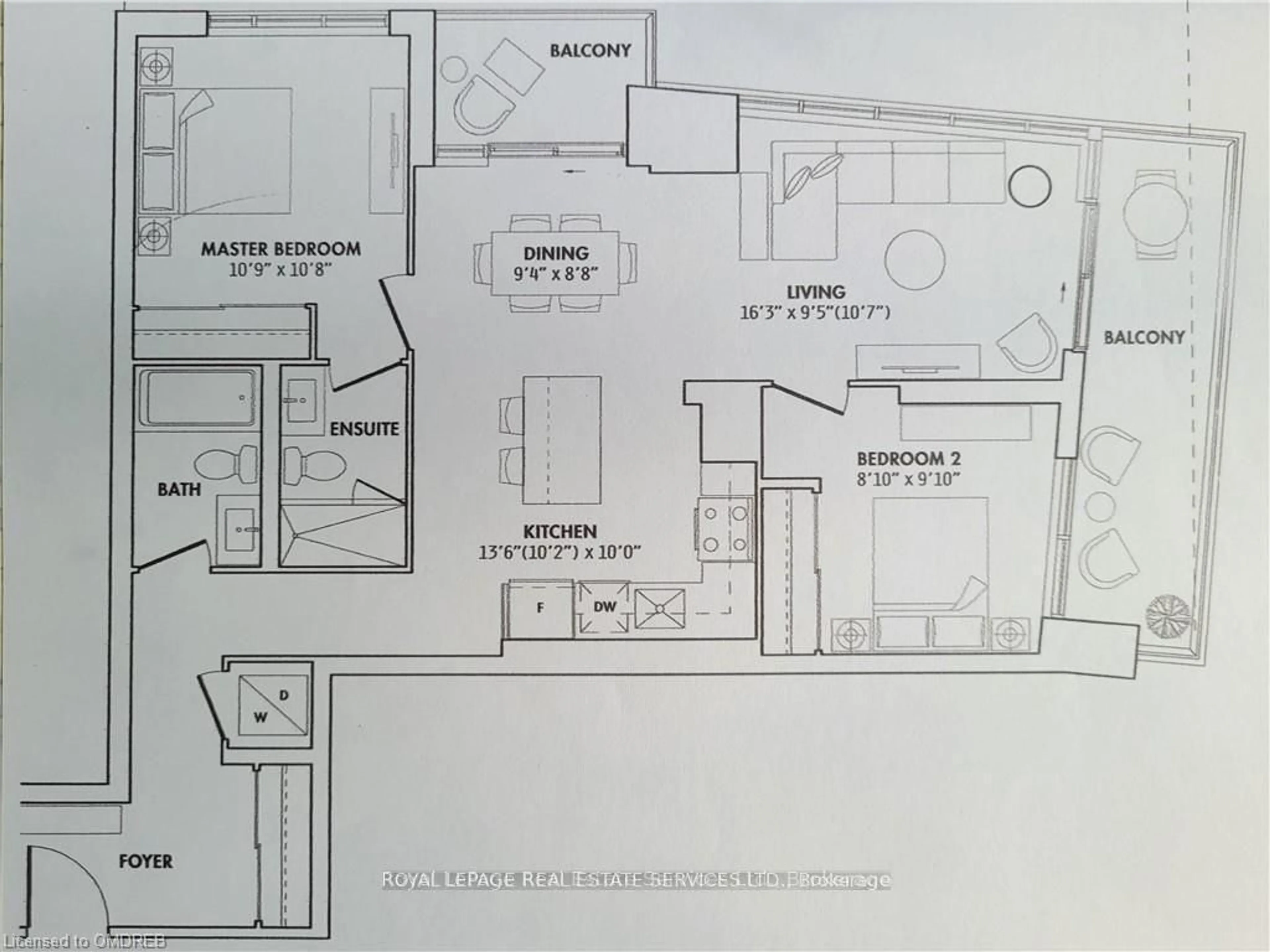 Floor plan for 385 WINSTON Rd #1702, Grimsby Ontario L3M 4E8