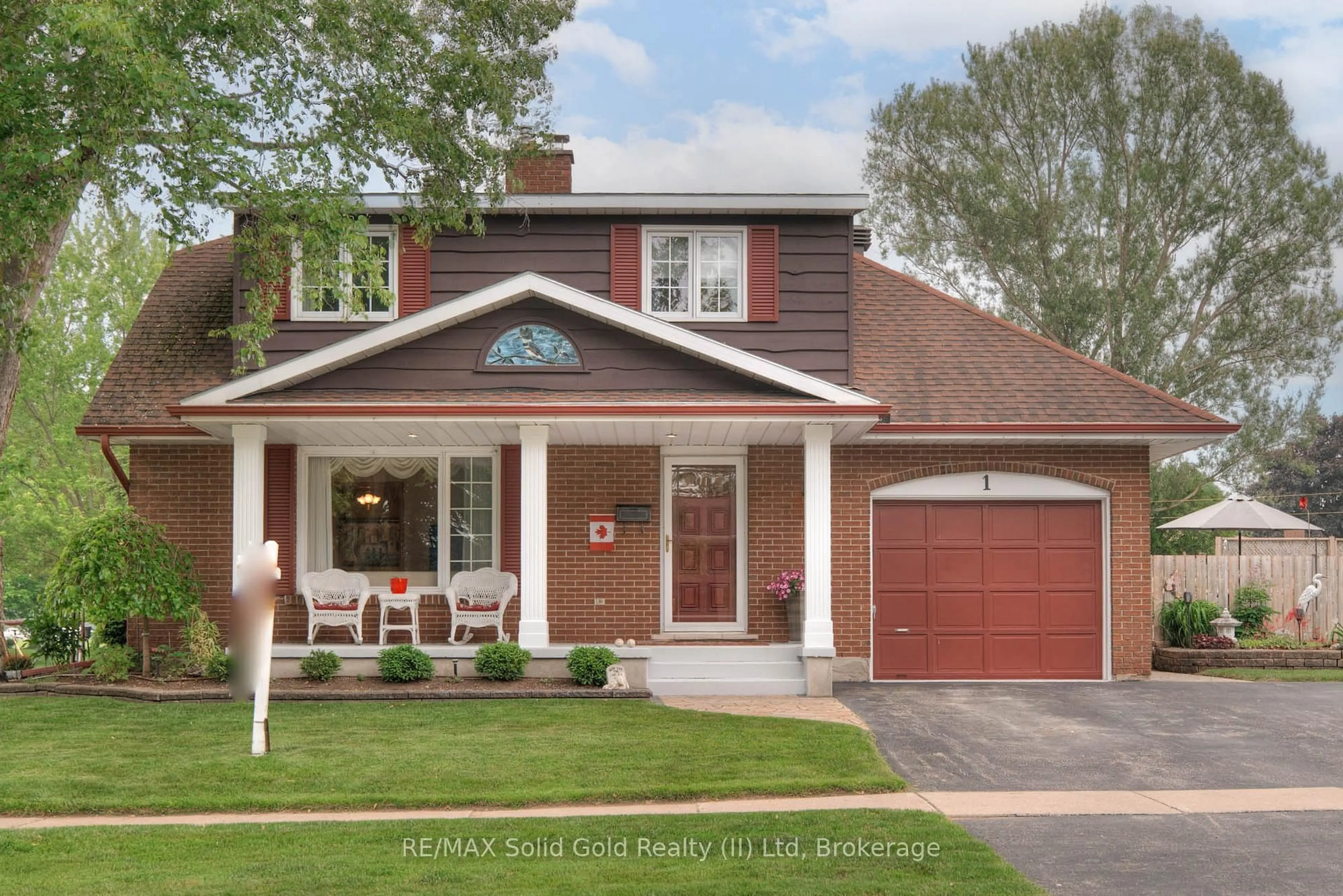 Home with brick exterior material, street for 1 Kingfisher Dr, Woolwich Ontario N3B 3B4
