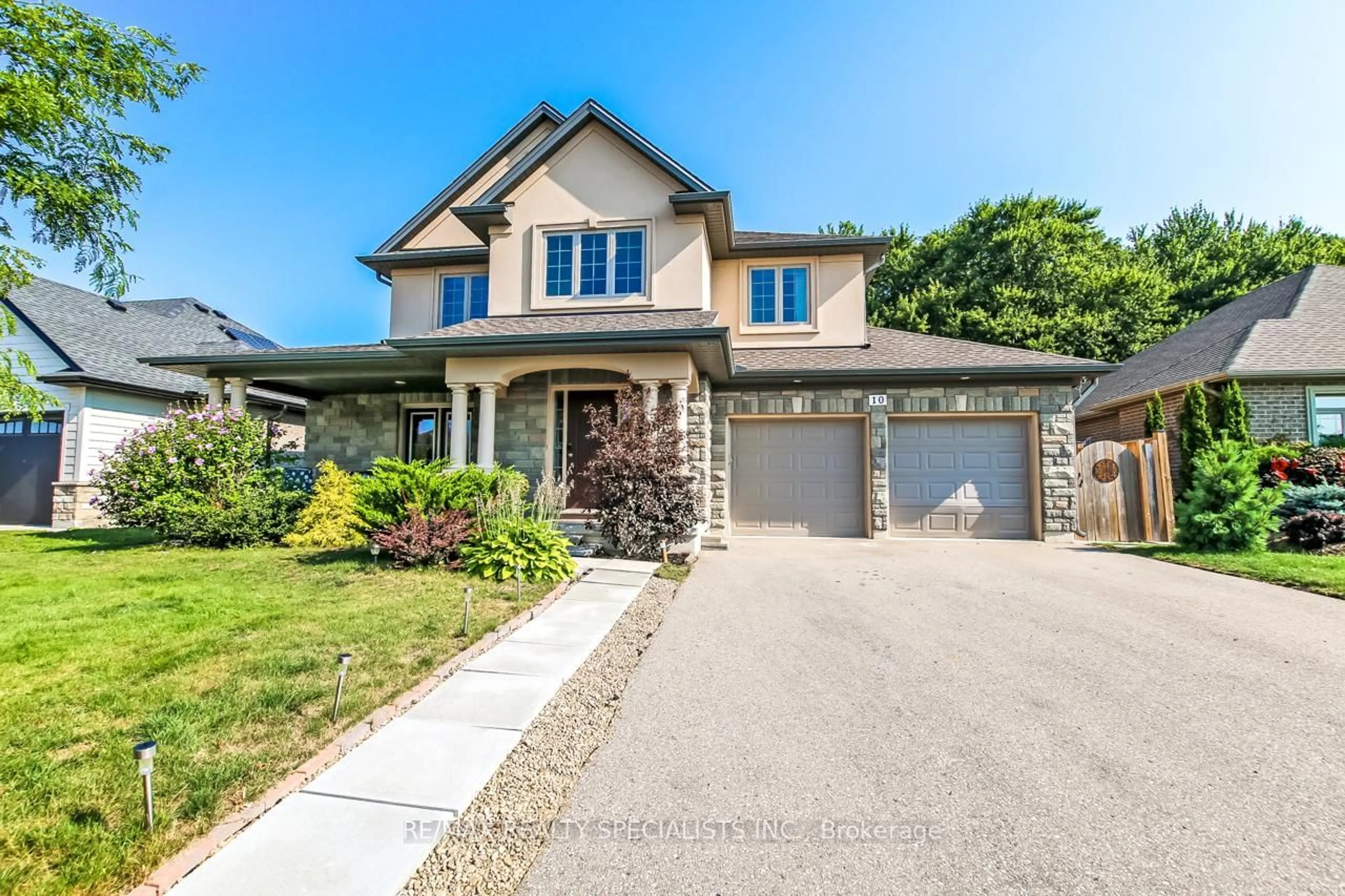 Home with brick exterior material, street for 10 Birchall Lane, St. Thomas Ontario N5R 0J1