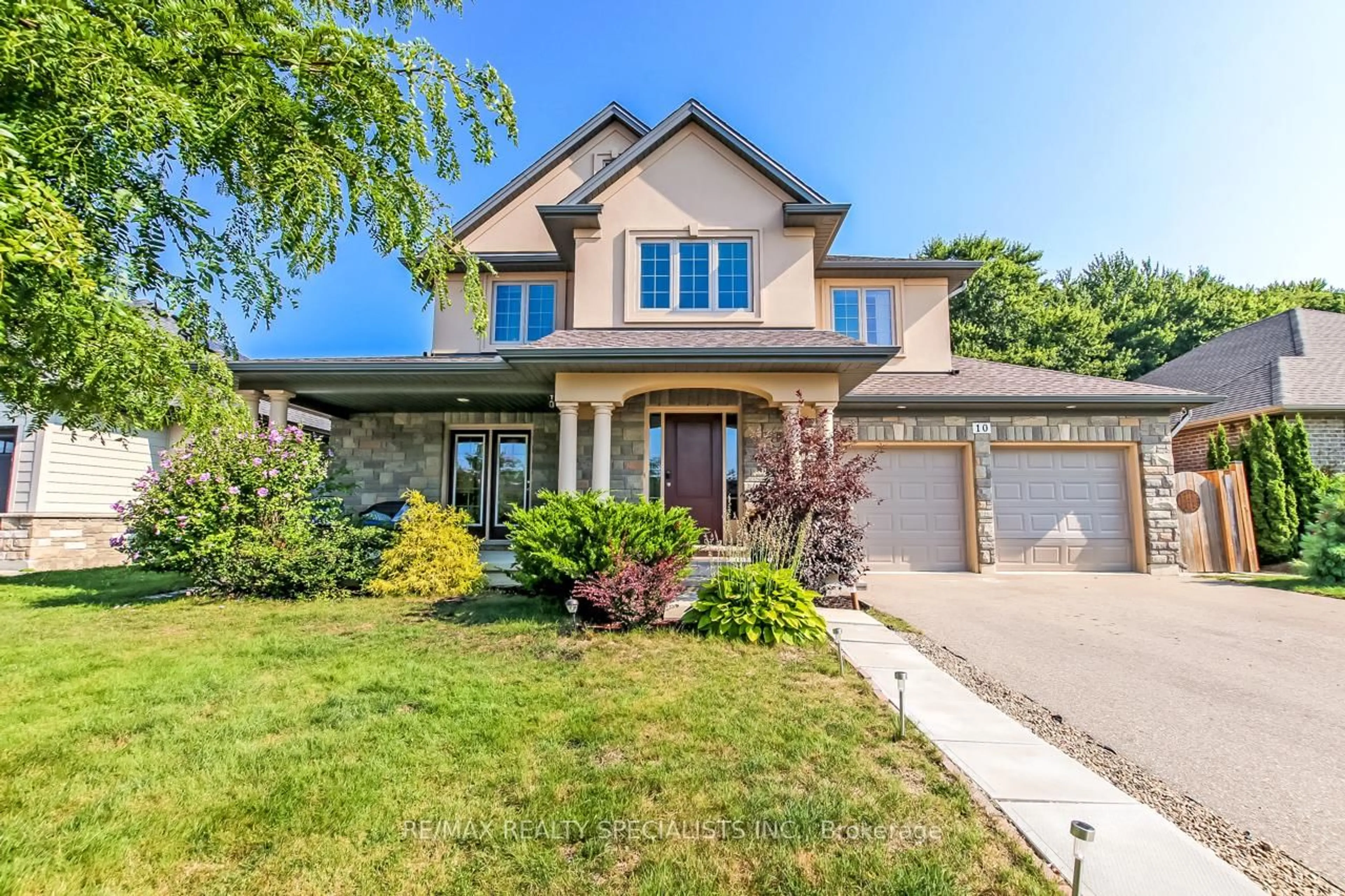 Home with brick exterior material, street for 10 Birchall Lane, St. Thomas Ontario N5R 0J1