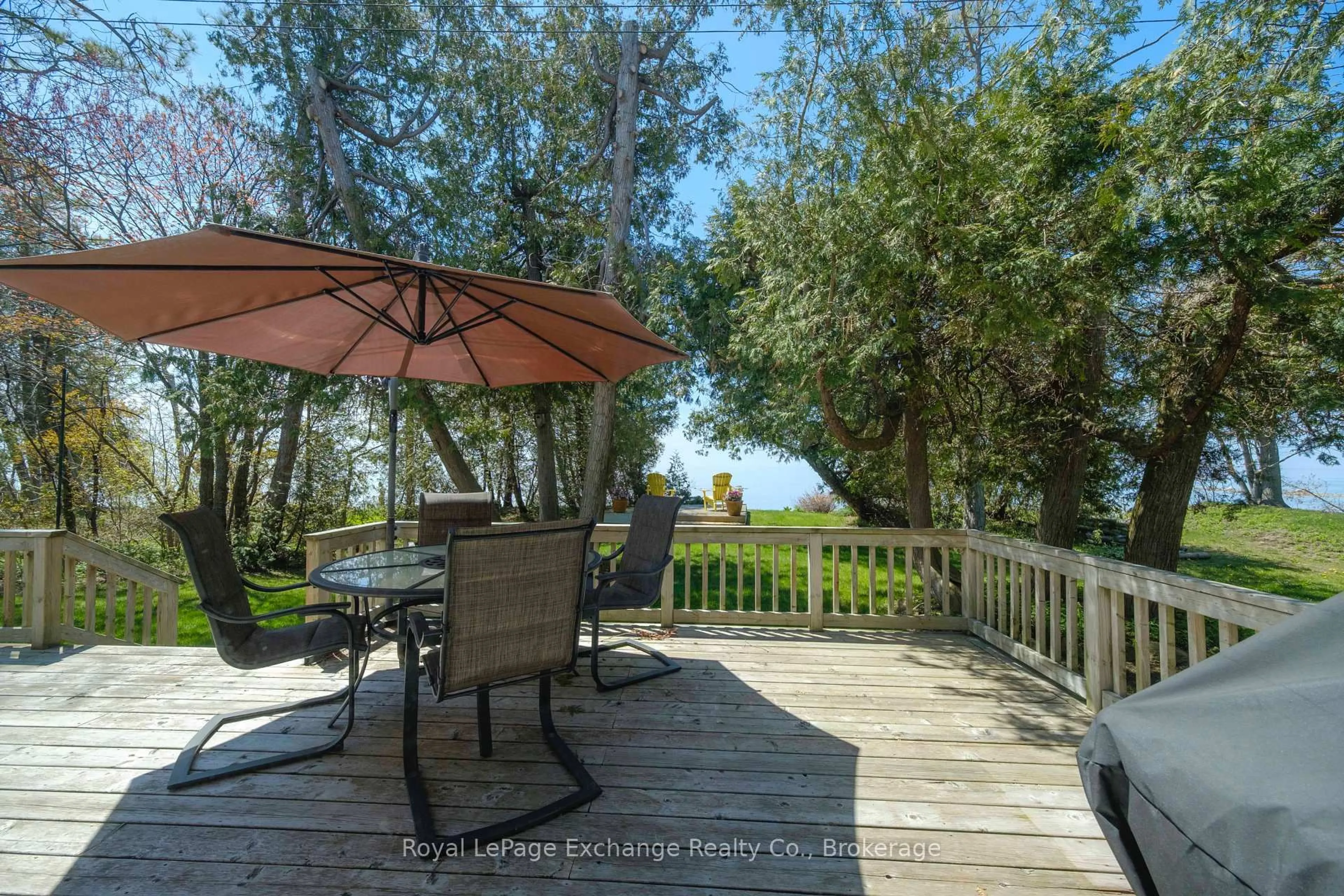 Patio, water/lake/river/ocean view for 185 Huron Rd, Huron-Kinloss Ontario N2Z 2X3
