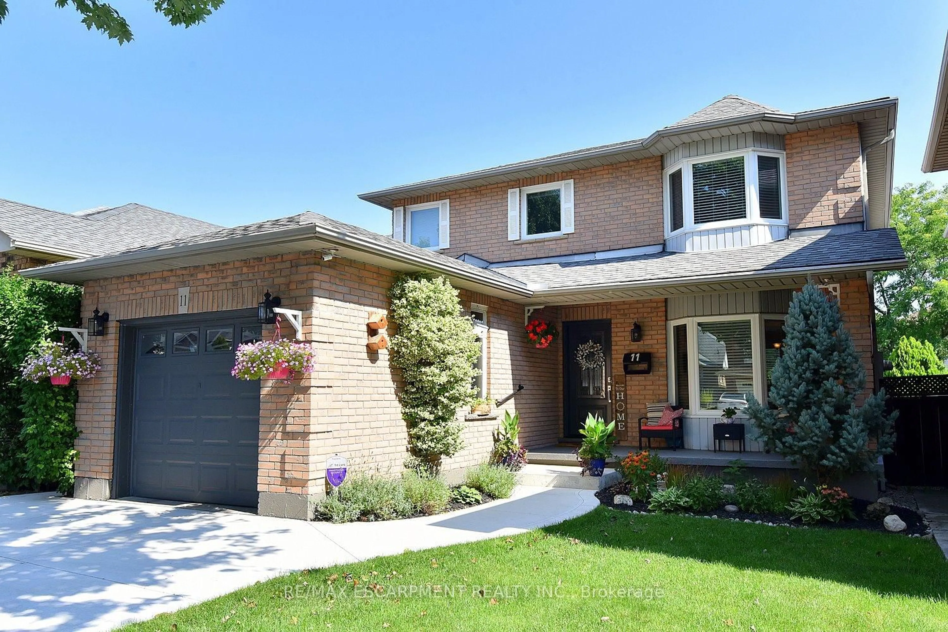 Home with brick exterior material, street for 11 Jacqueline Blvd, Hamilton Ontario L9B 2R1