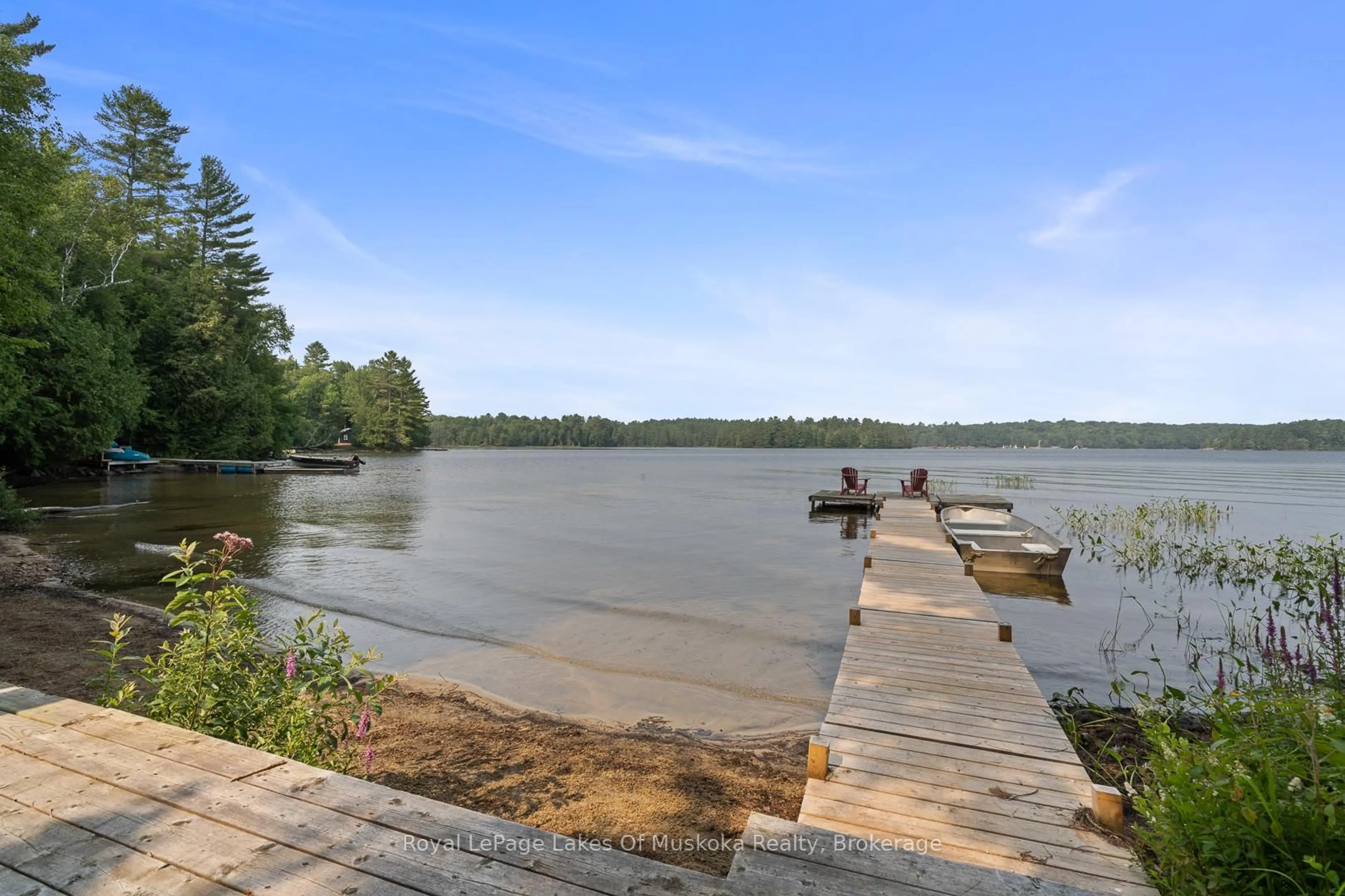 Patio, water/lake/river/ocean view for 1484 Shangrila Rd, Algonquin Highlands Ontario K0M 1J2