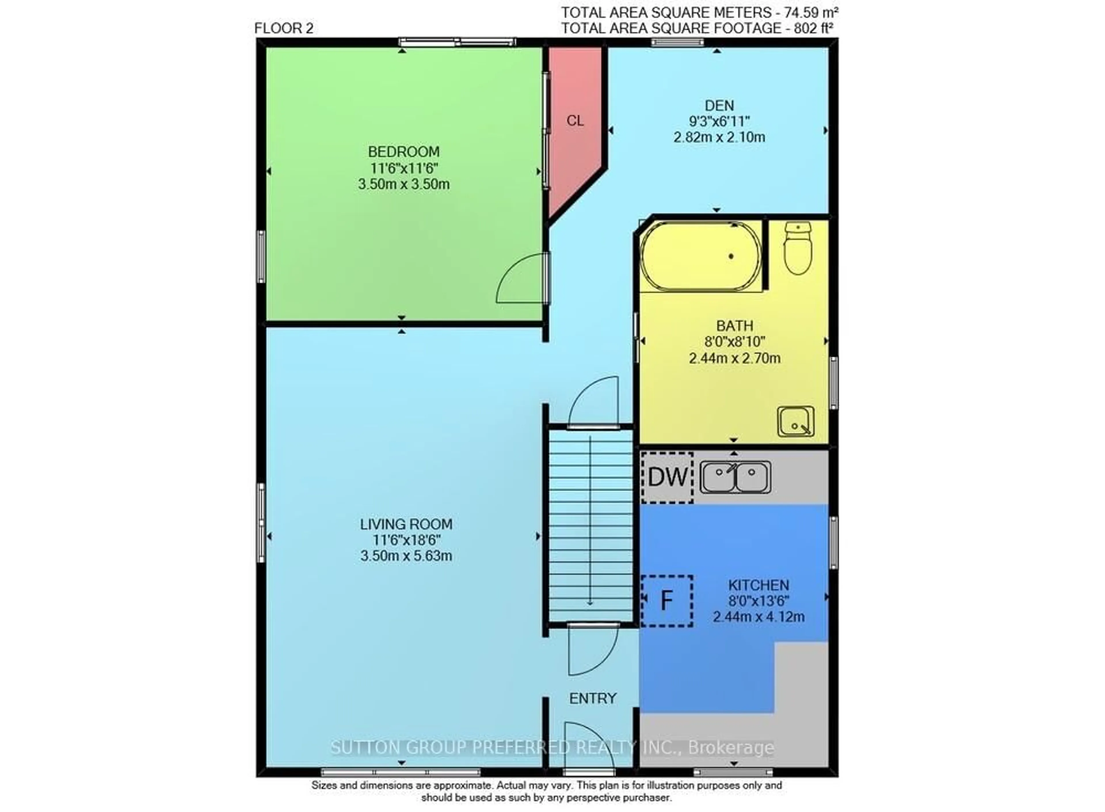 Floor plan for 95 Albion St, London North Ontario N6H 1Z1