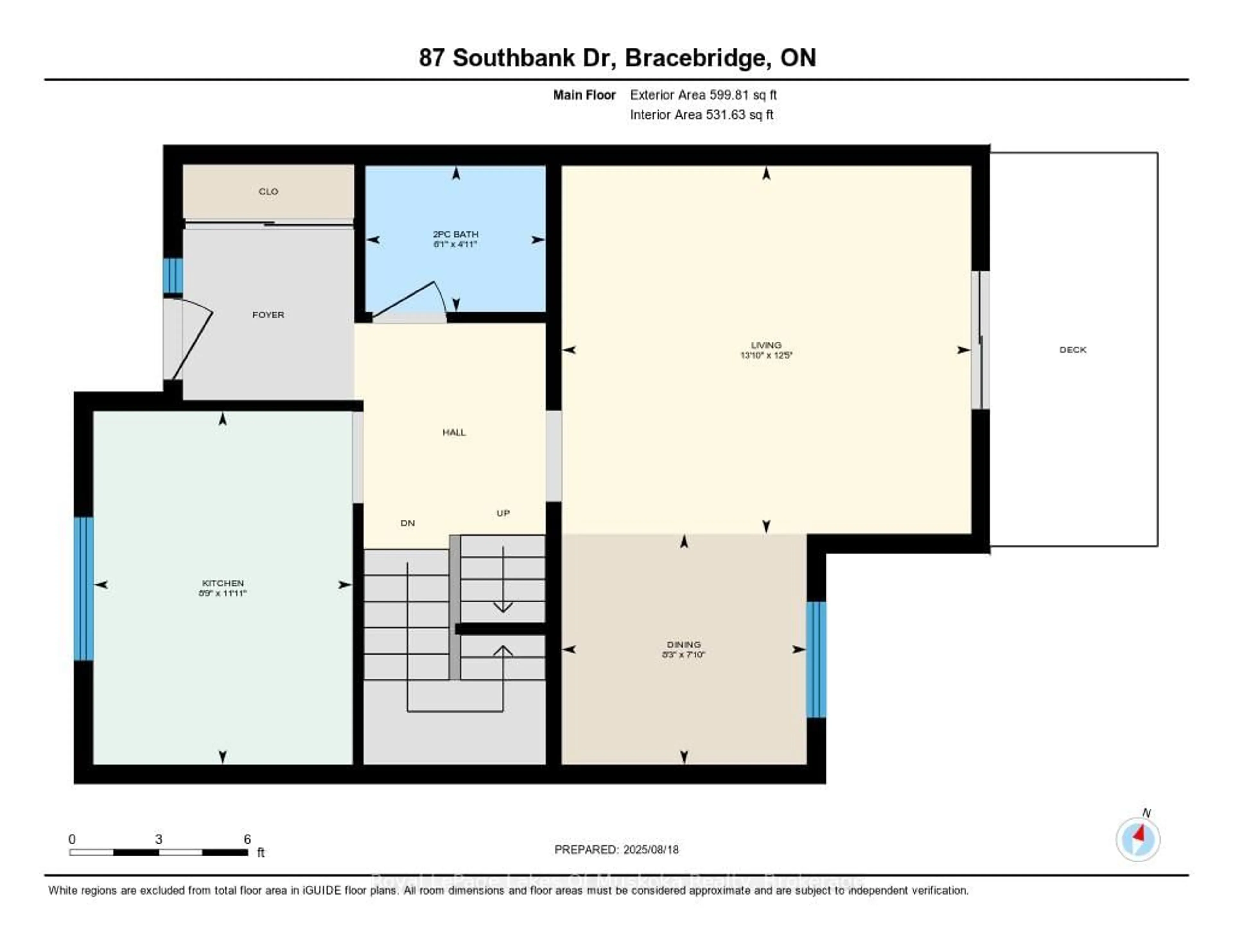 Floor plan for 87 Southbank Dr, Bracebridge Ontario P1L 1G2