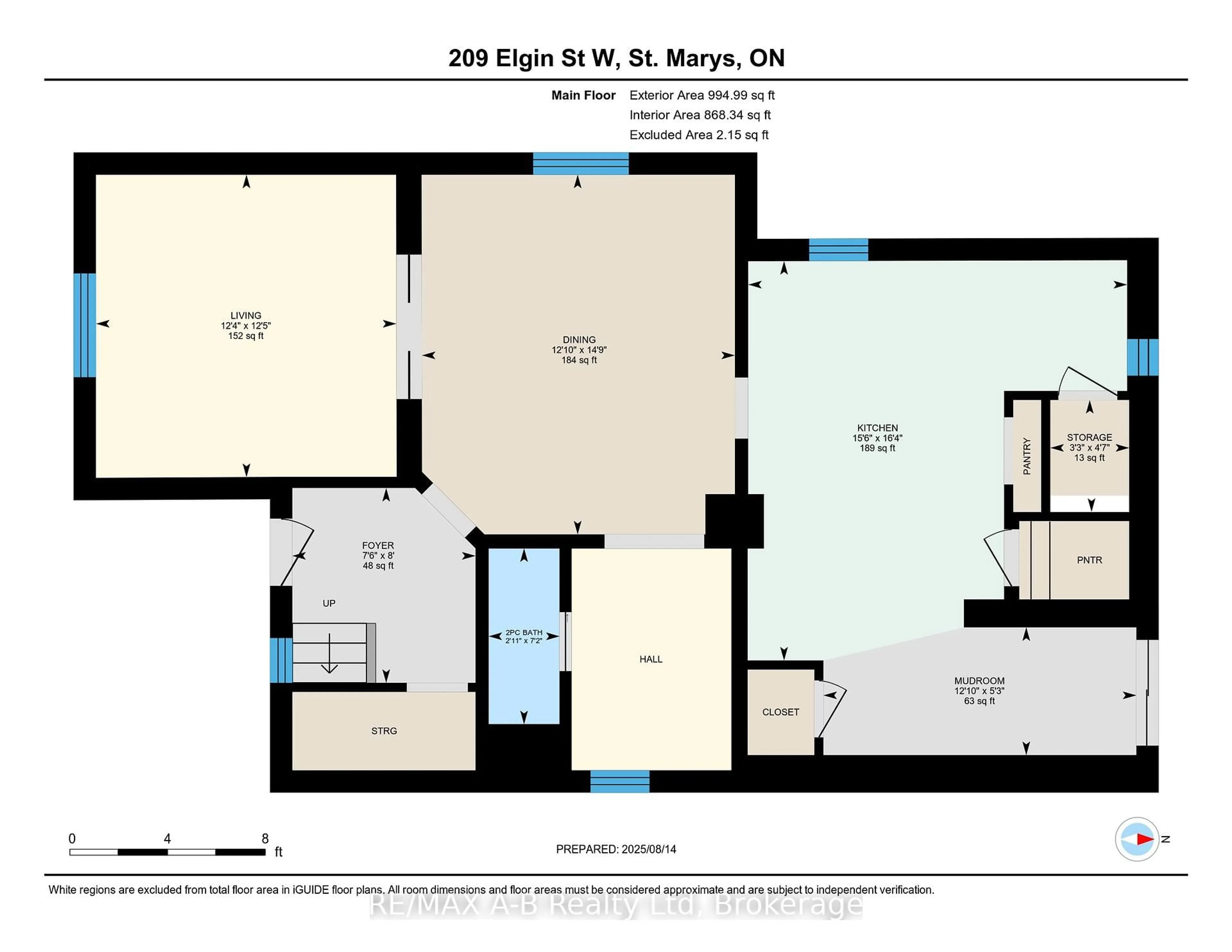 Floor plan for 209 Elgin St, St. Marys Ontario N4X 1A2
