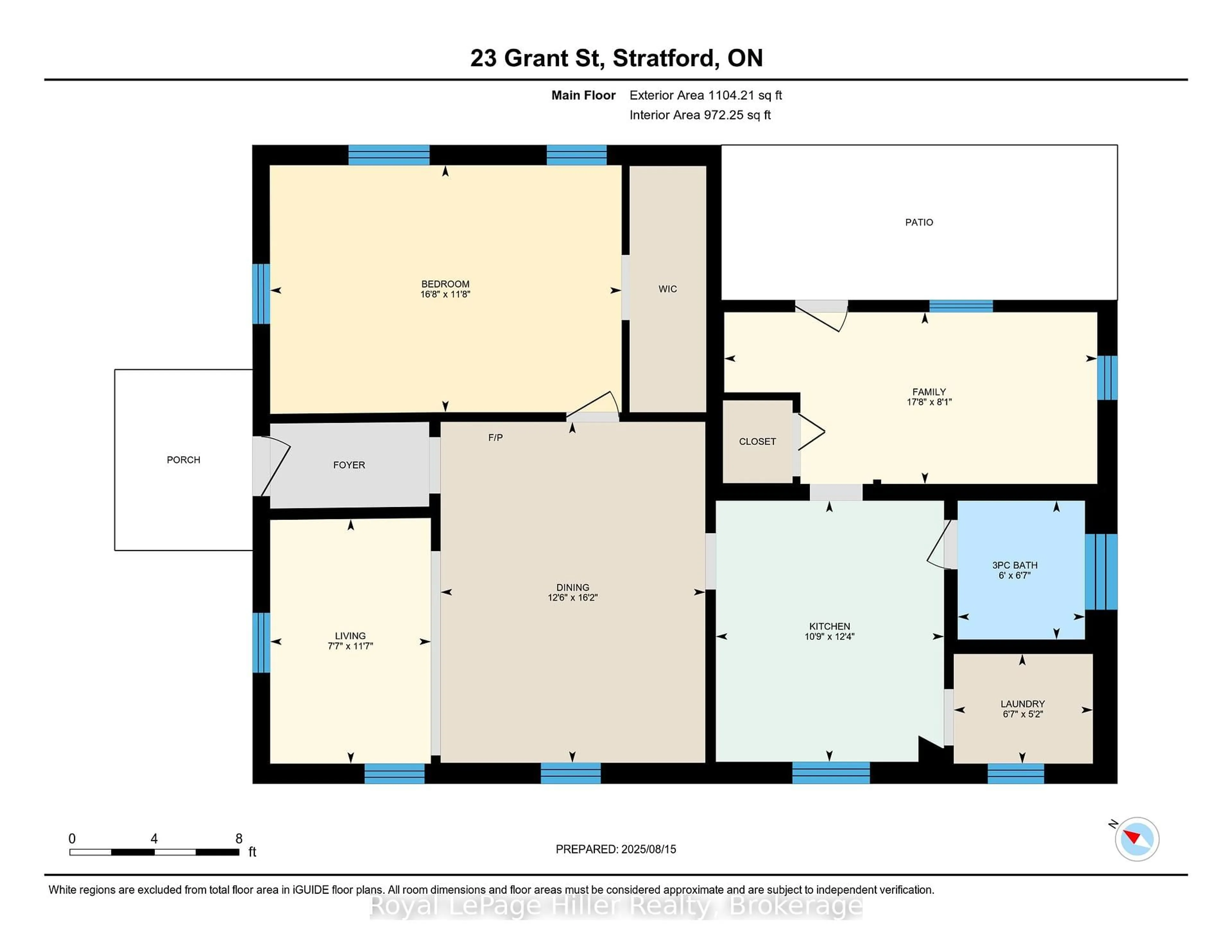 Floor plan for 23 Grant St, Stratford Ontario N5A 1L5