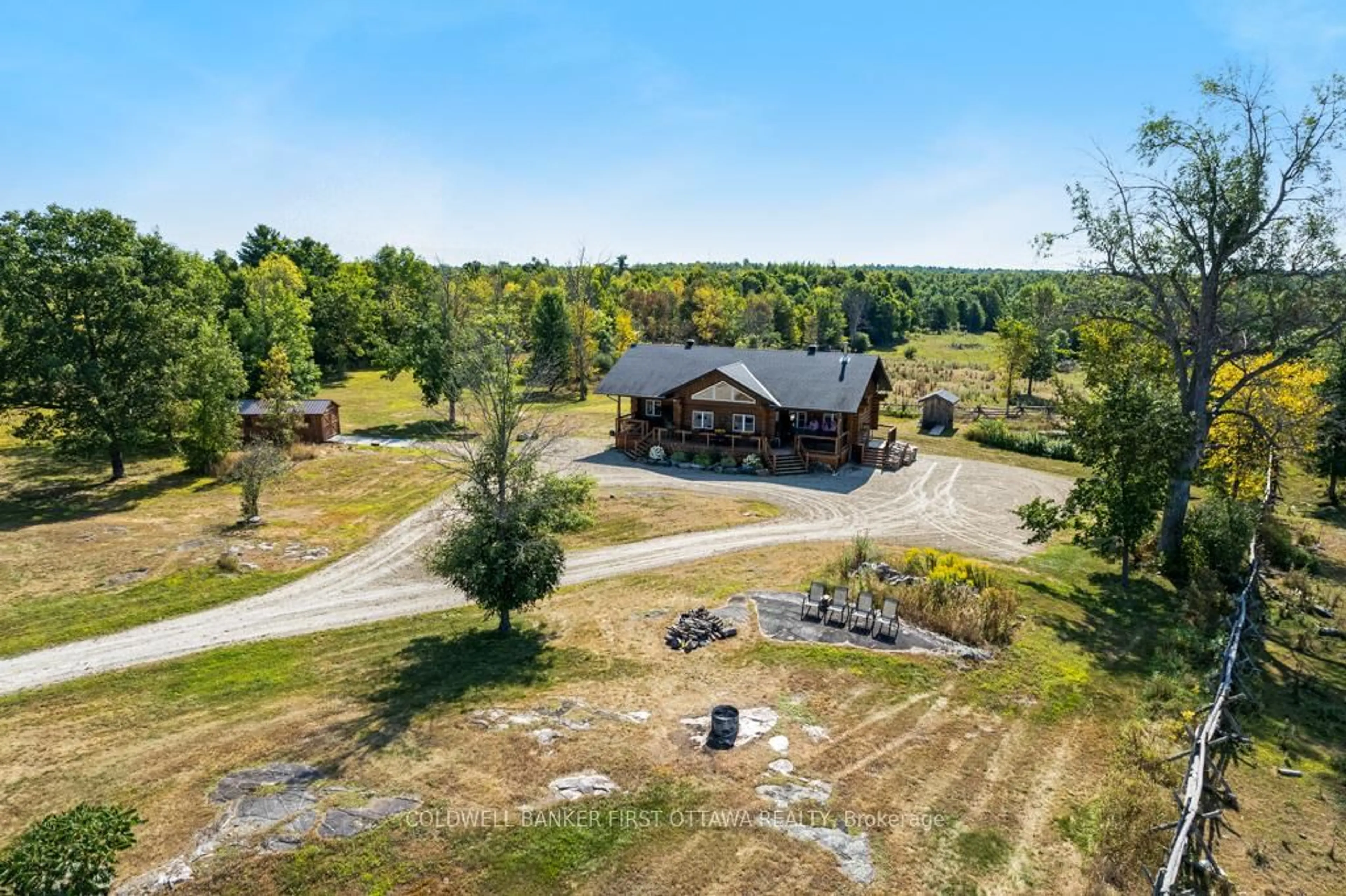 A pic from outside/outdoor area/front of a property/back of a property/a pic from drone, unknown for 473 Ennis Rd, Balderson Ontario K0G 1A0