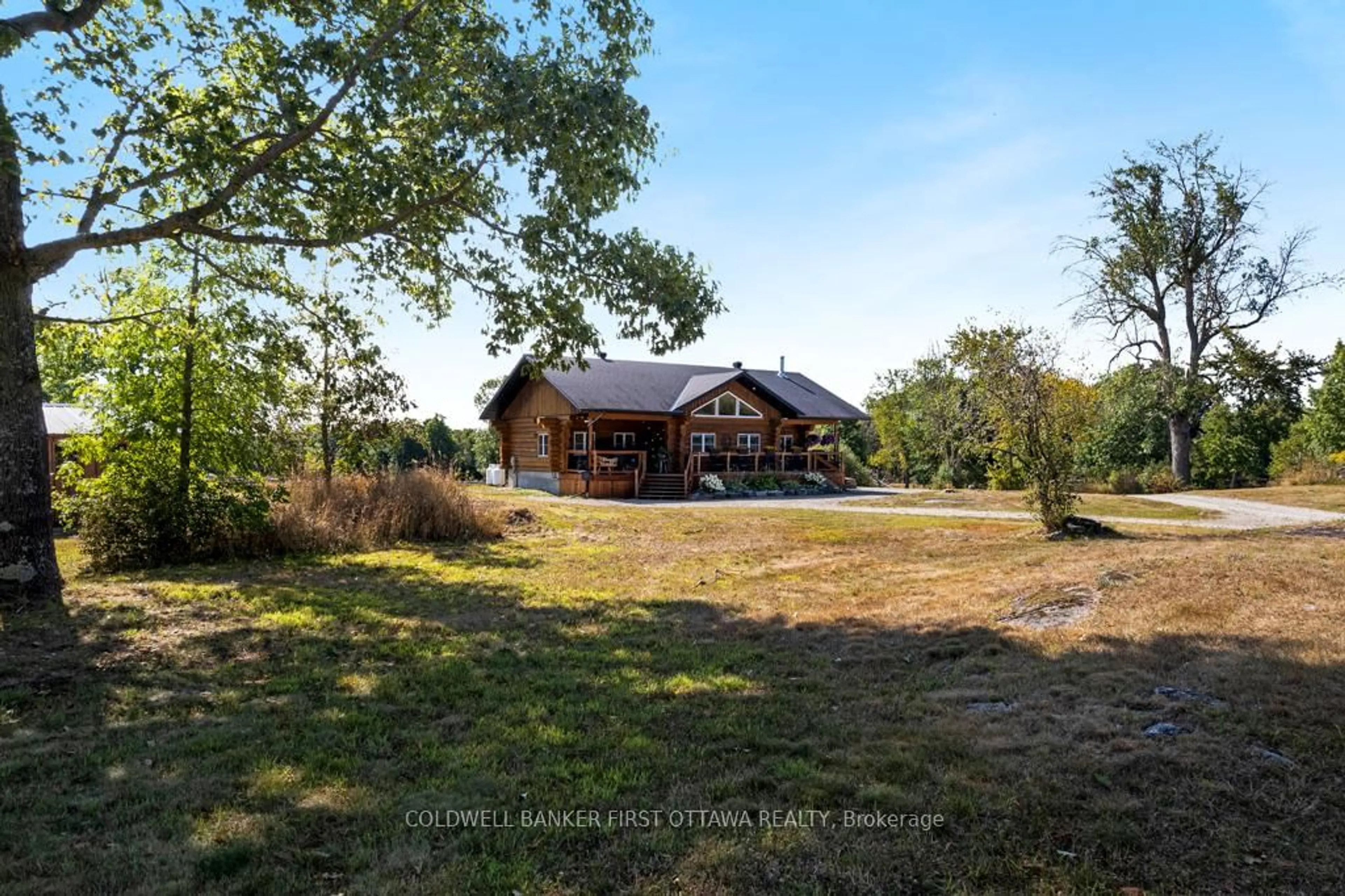 A pic from outside/outdoor area/front of a property/back of a property/a pic from drone, forest/trees view for 473 Ennis Rd, Balderson Ontario K0G 1A0