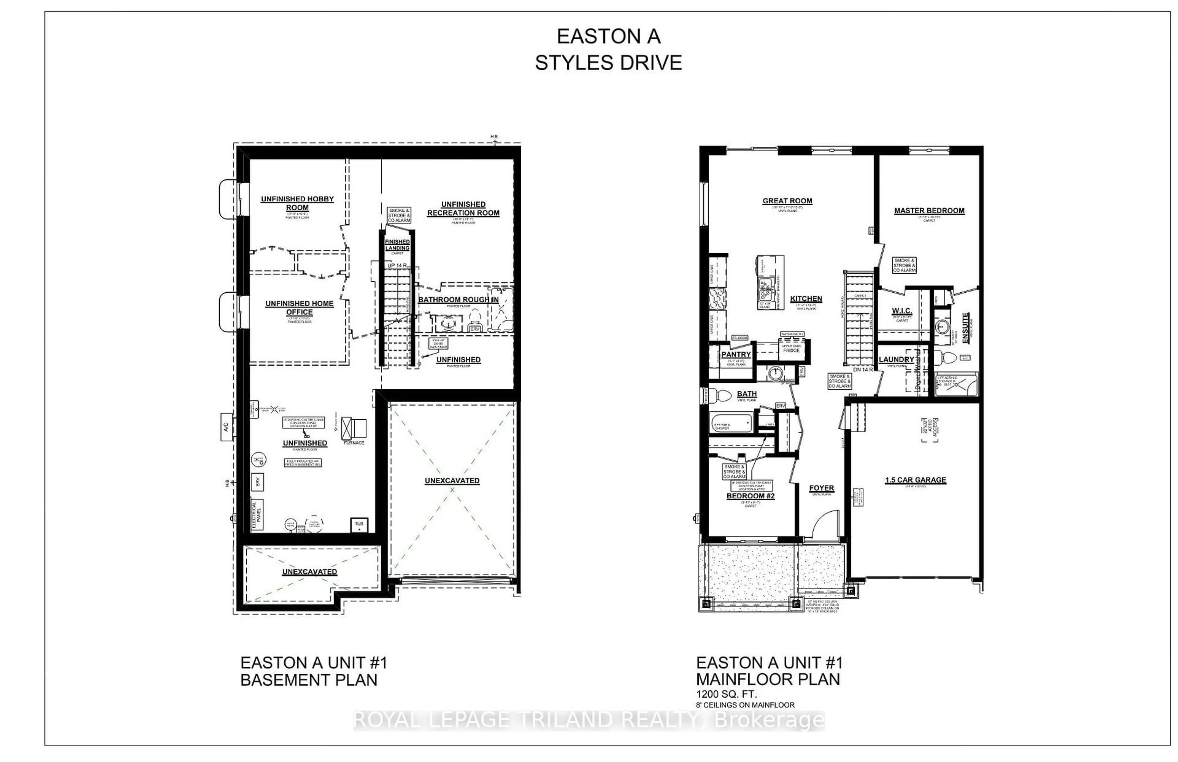 Floor plan for 110 Styles Dr, St. Thomas Ontario N5R 0N8