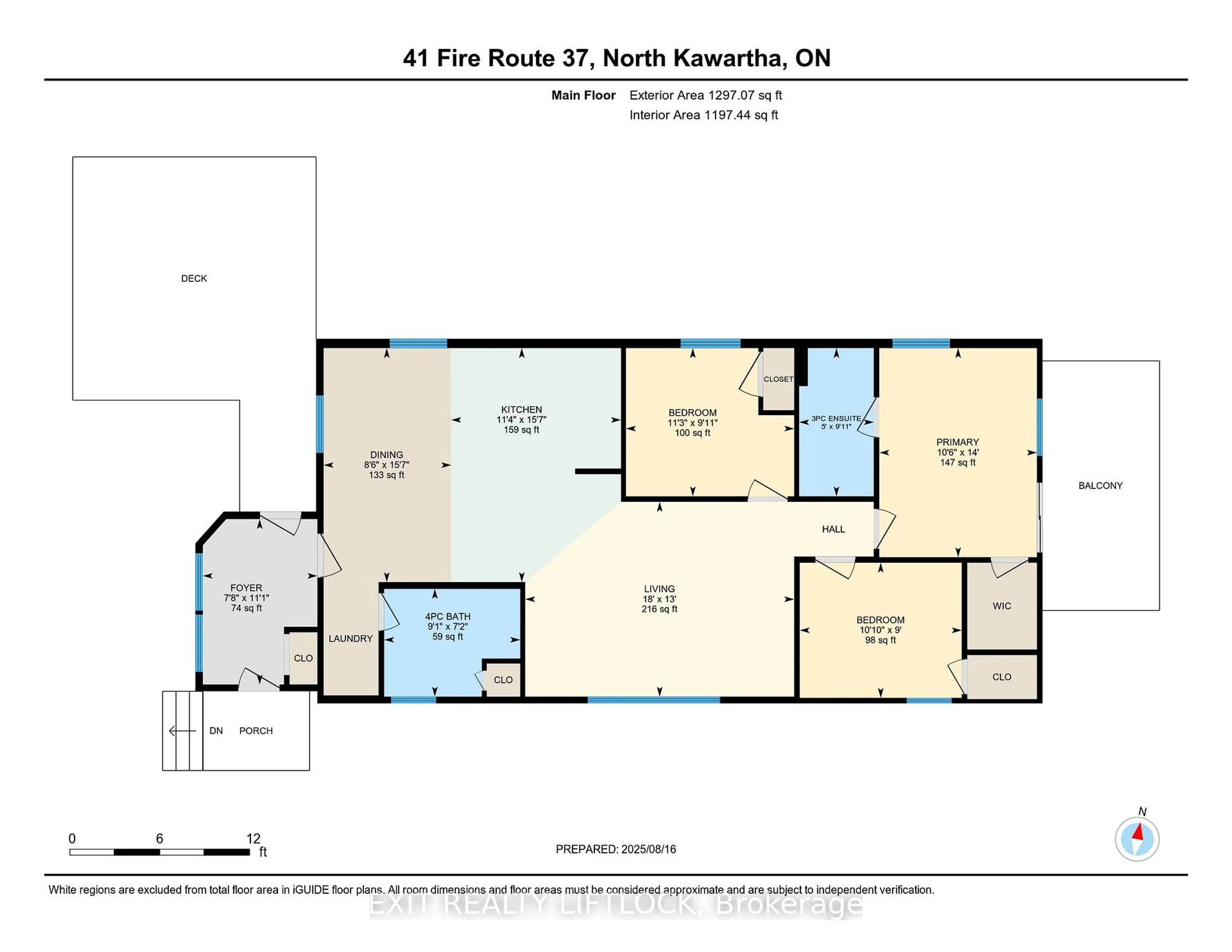 Floor plan for 41 Fire Route 37, North Kawartha Ontario K0L 3E0