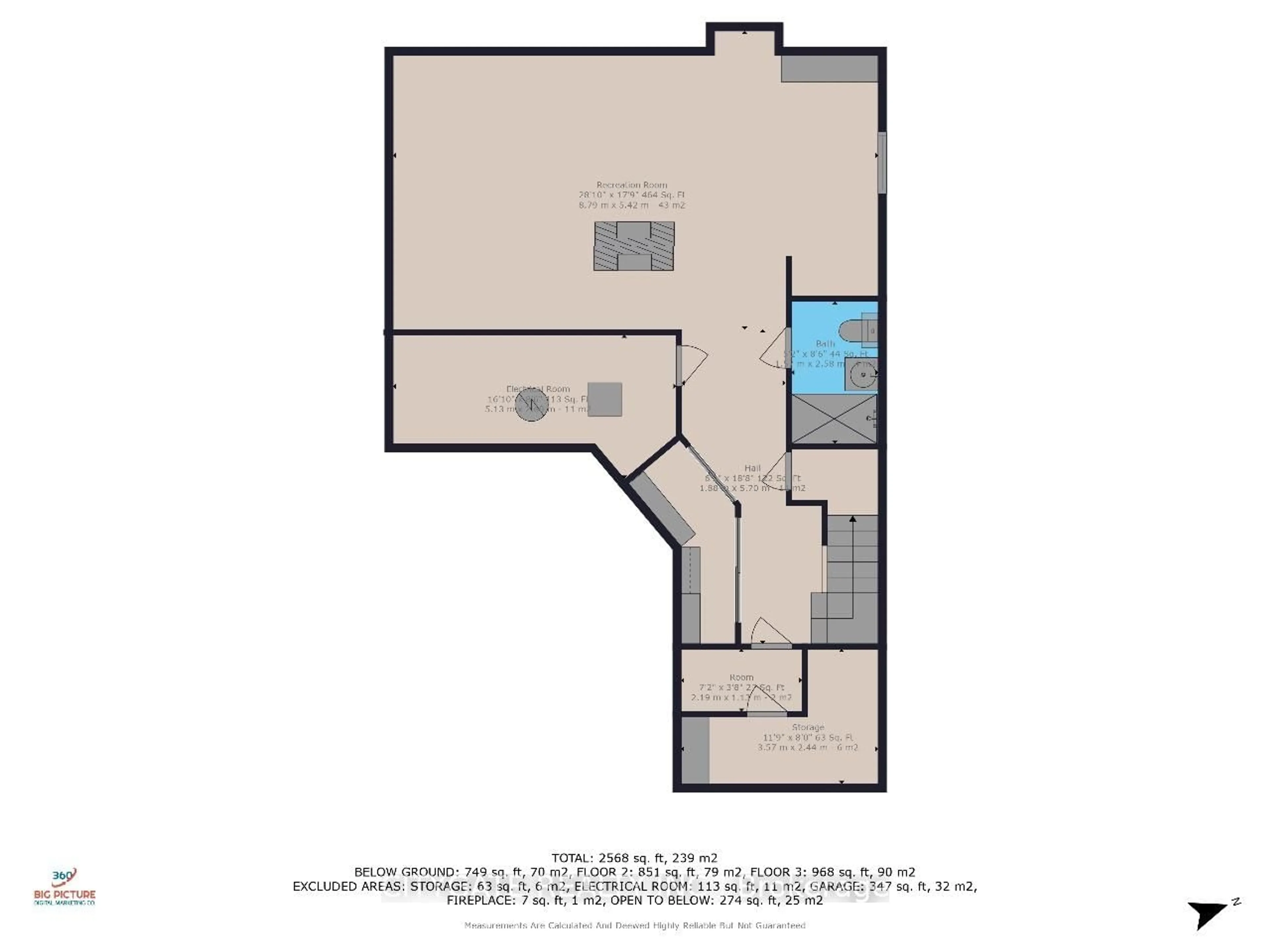 Floor plan for 24 Simpson Ave, Hamilton Ontario L0R 1P0
