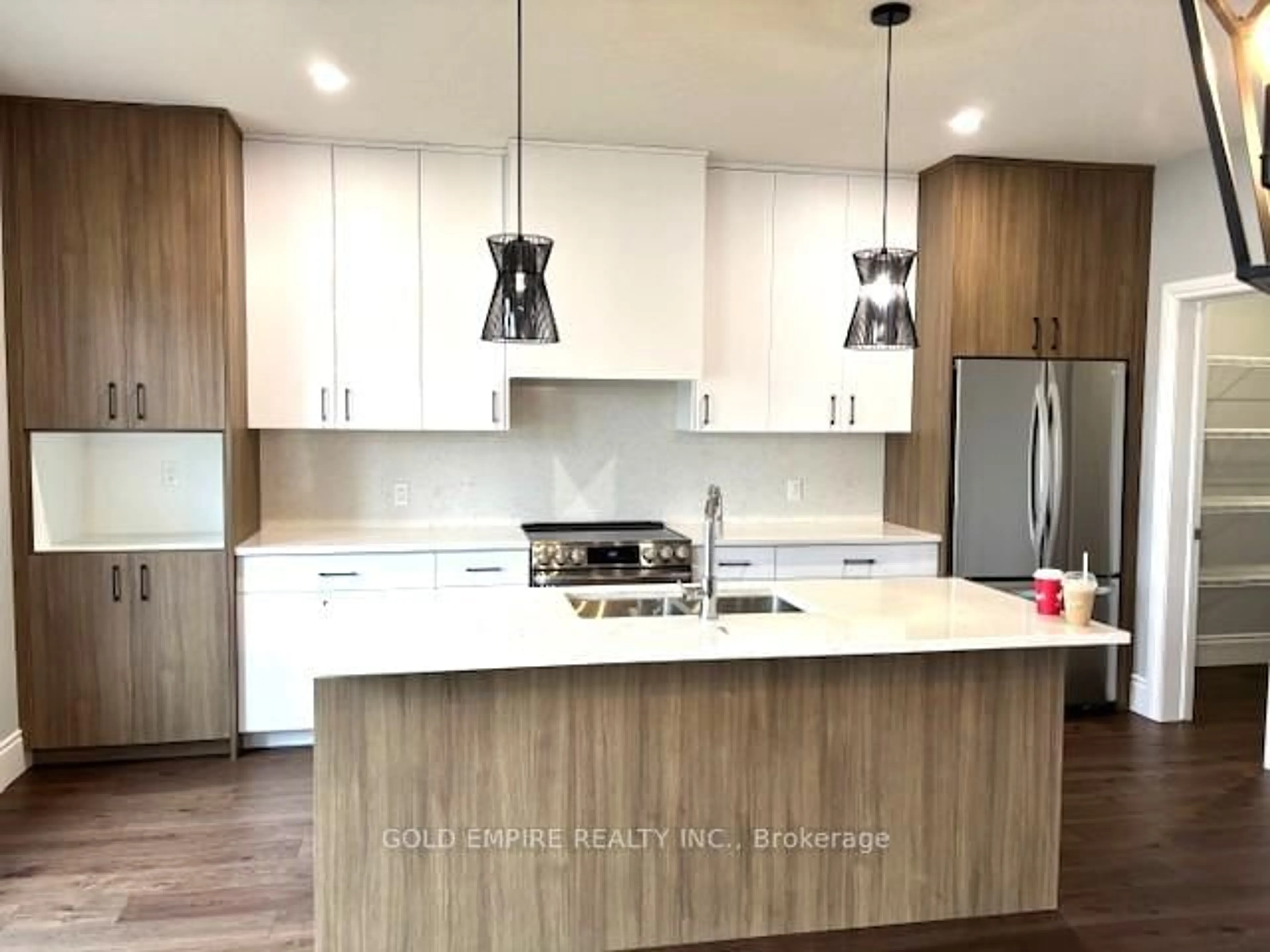 Open concept kitchen, wood/laminate floor for 74 CHURCH ST St, South Huron Ontario N0M 1S3