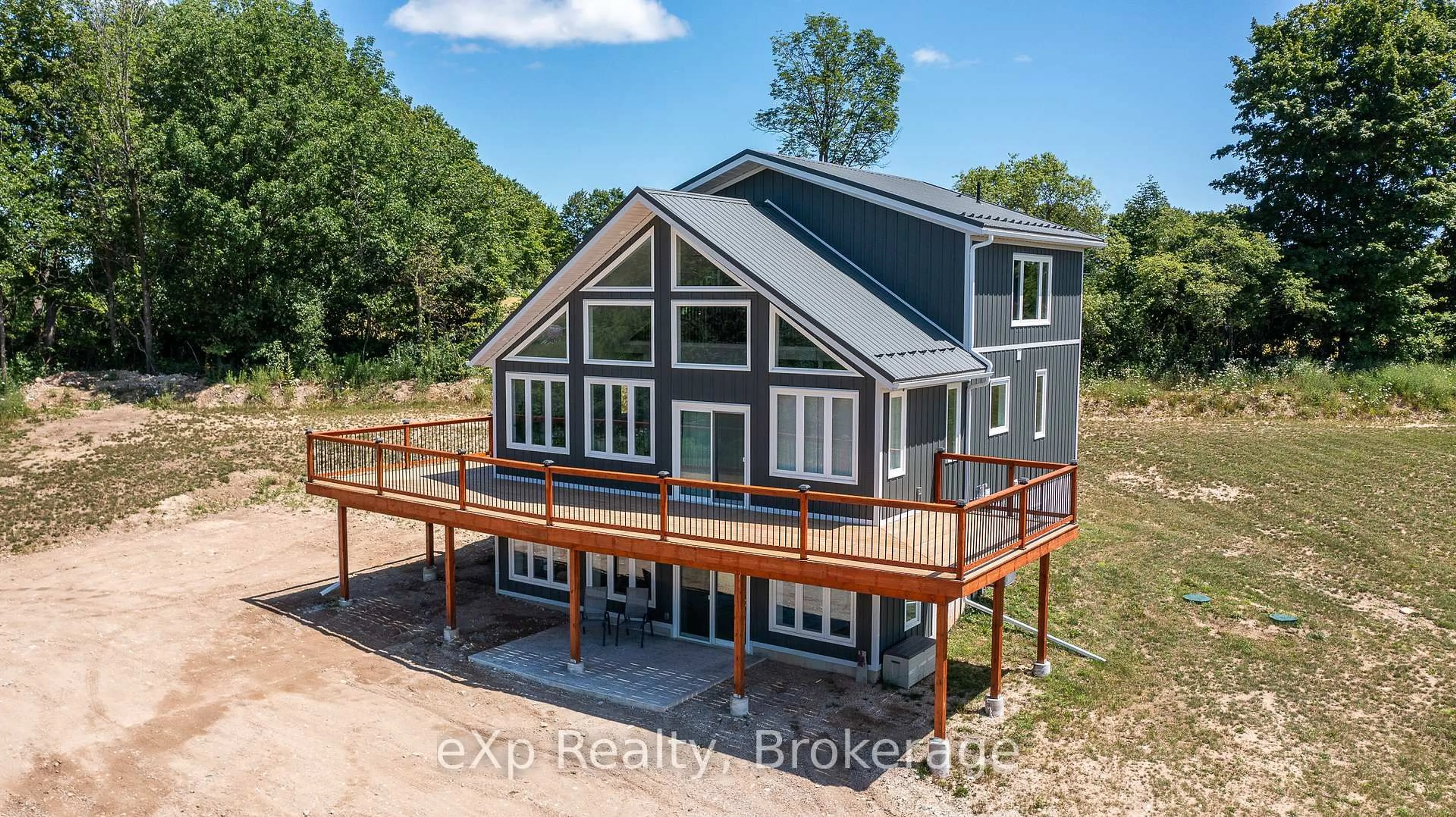A pic from outside/outdoor area/front of a property/back of a property/a pic from drone, water/lake/river/ocean view for 315225 Hwy 6, Chatsworth Ontario N0H 2V0