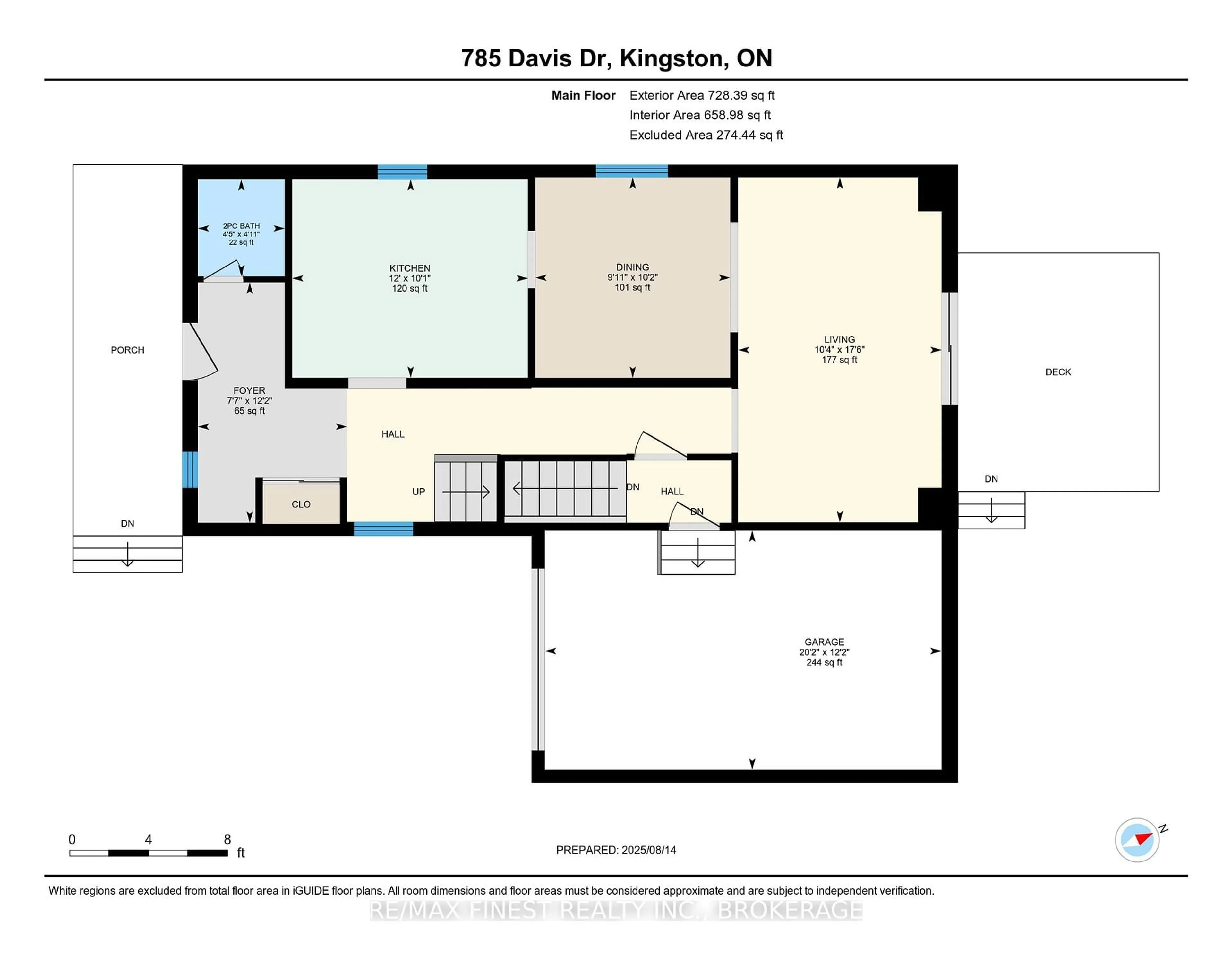 Floor plan for 785 Davis Dr, Kingston Ontario K7M 8E3