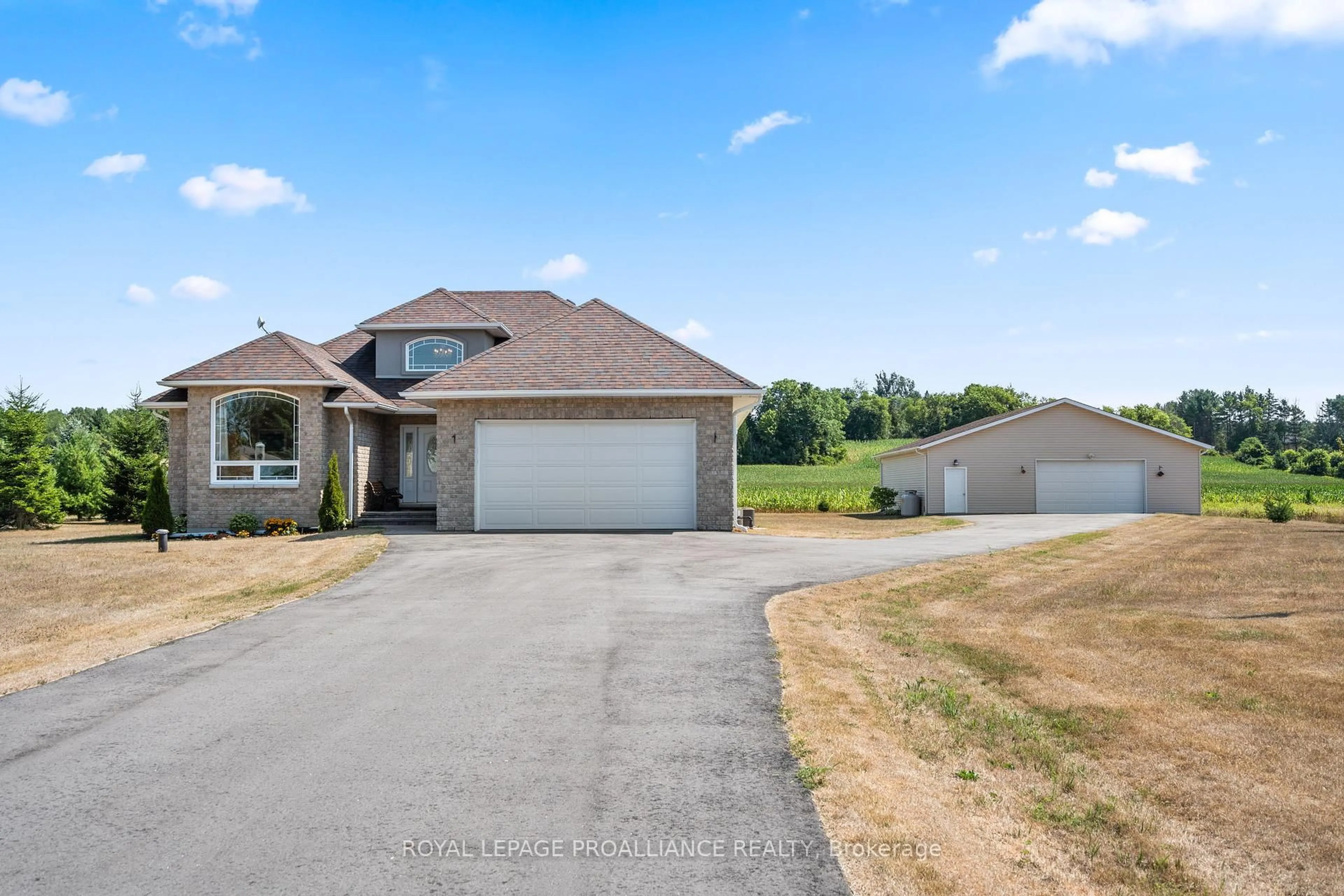 A pic from outside/outdoor area/front of a property/back of a property/a pic from drone, street for 1151 Vernonville Rd, Alnwick/Haldimand Ontario K0K 2G0