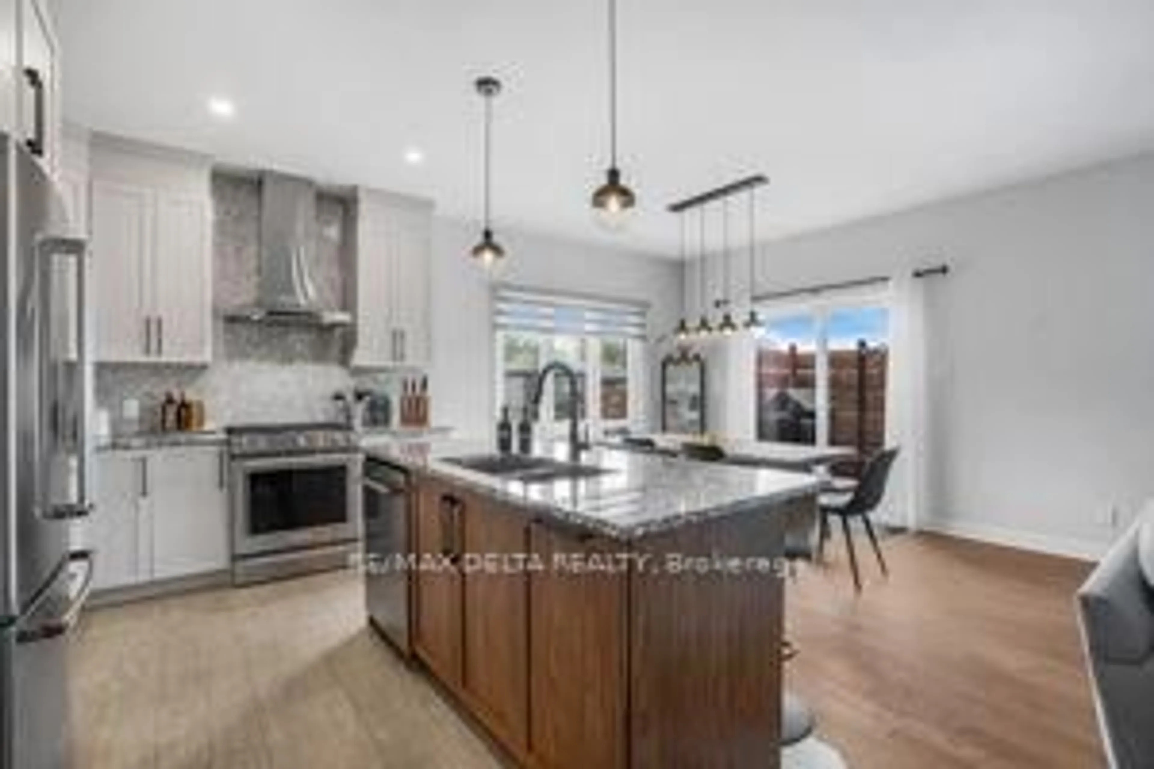 Open concept kitchen, ceramic/tile floor for 740 Lafrance Cres, Hawkesbury Ontario K6A 3W9