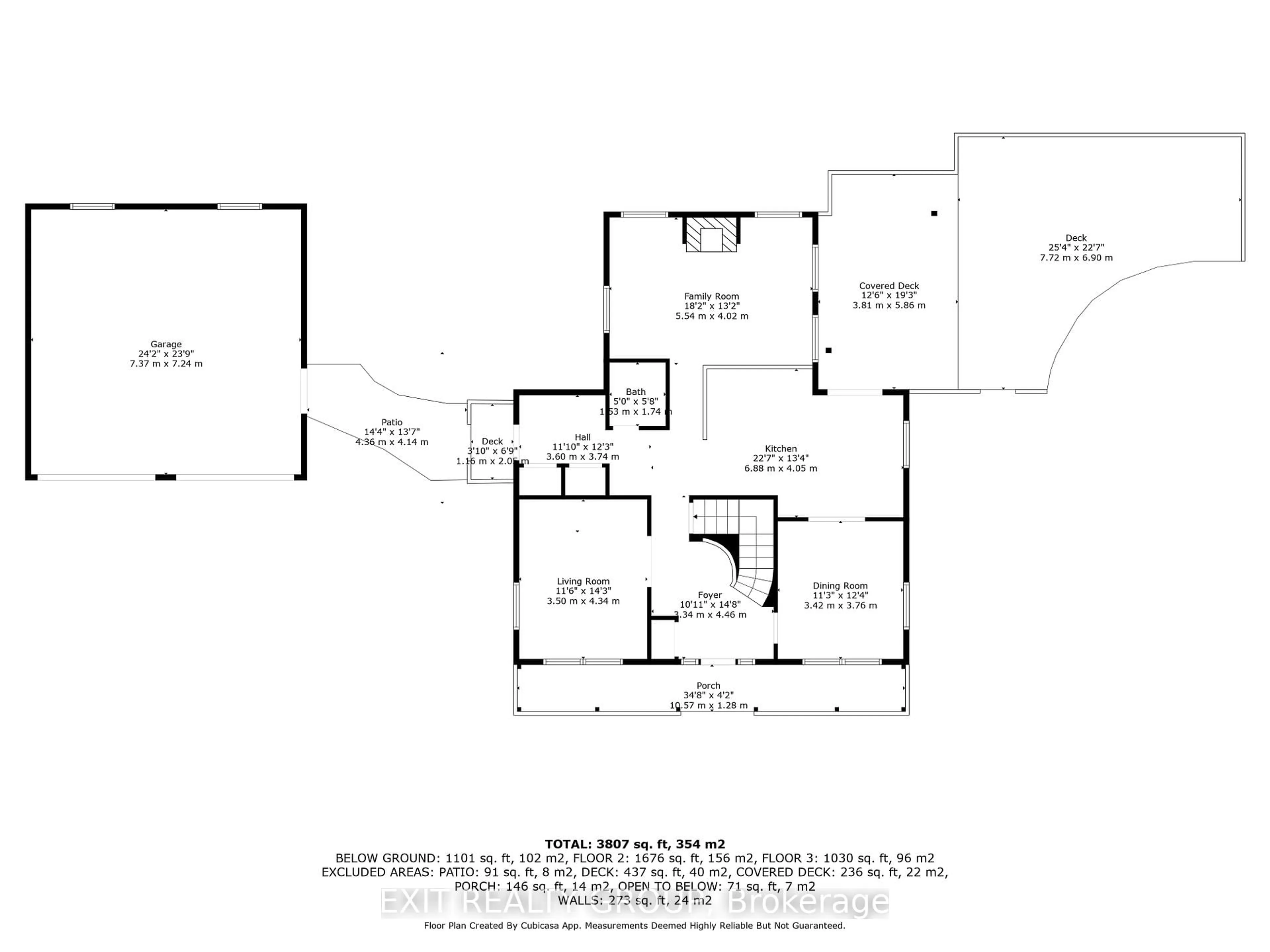 Floor plan for 208 Glen Ross Rd, Hastings Ontario K0K 2C0