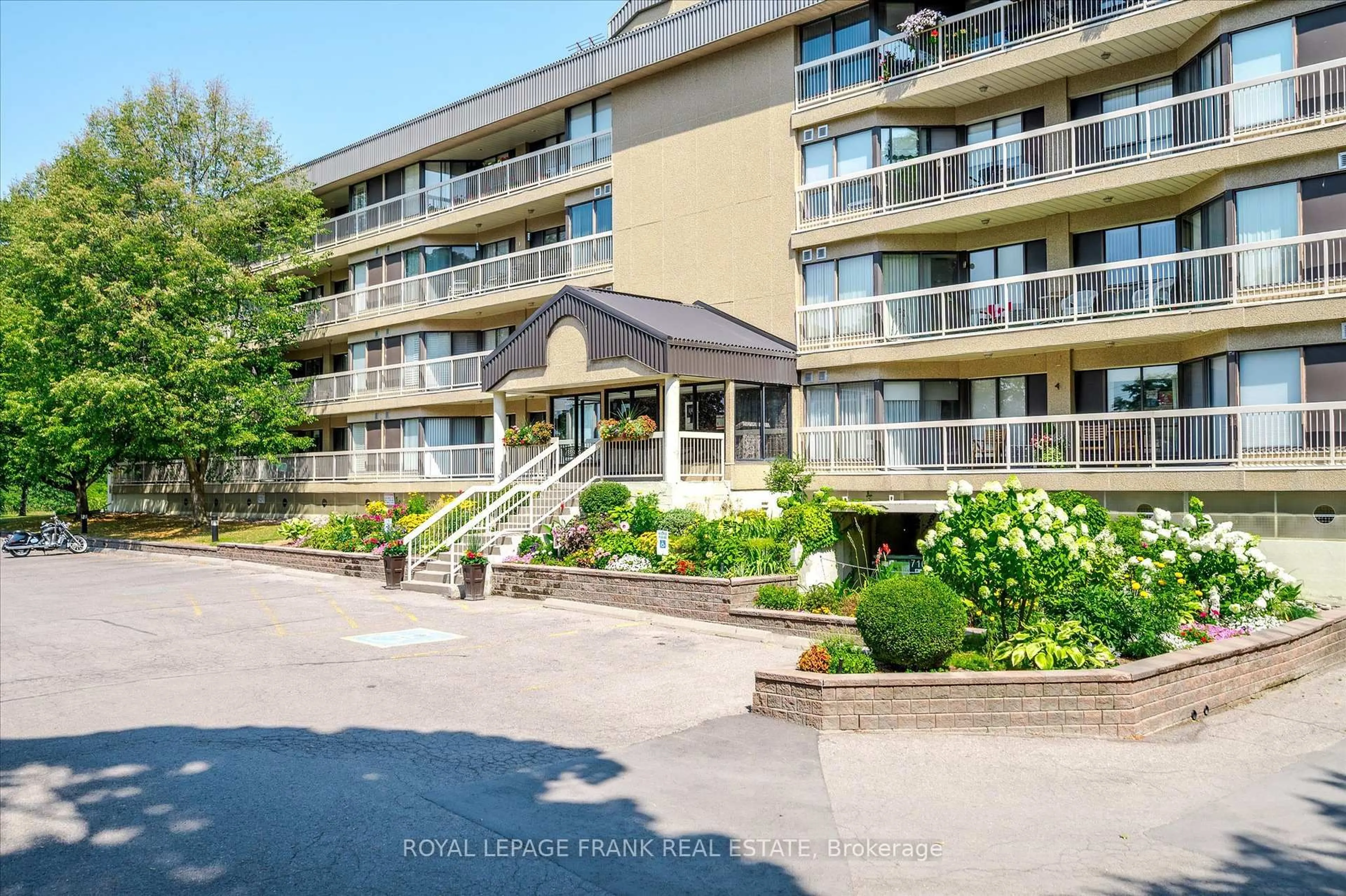 Patio, water/lake/river/ocean view for 40 Auburn St #308, Peterborough East Ontario K9H 2G2