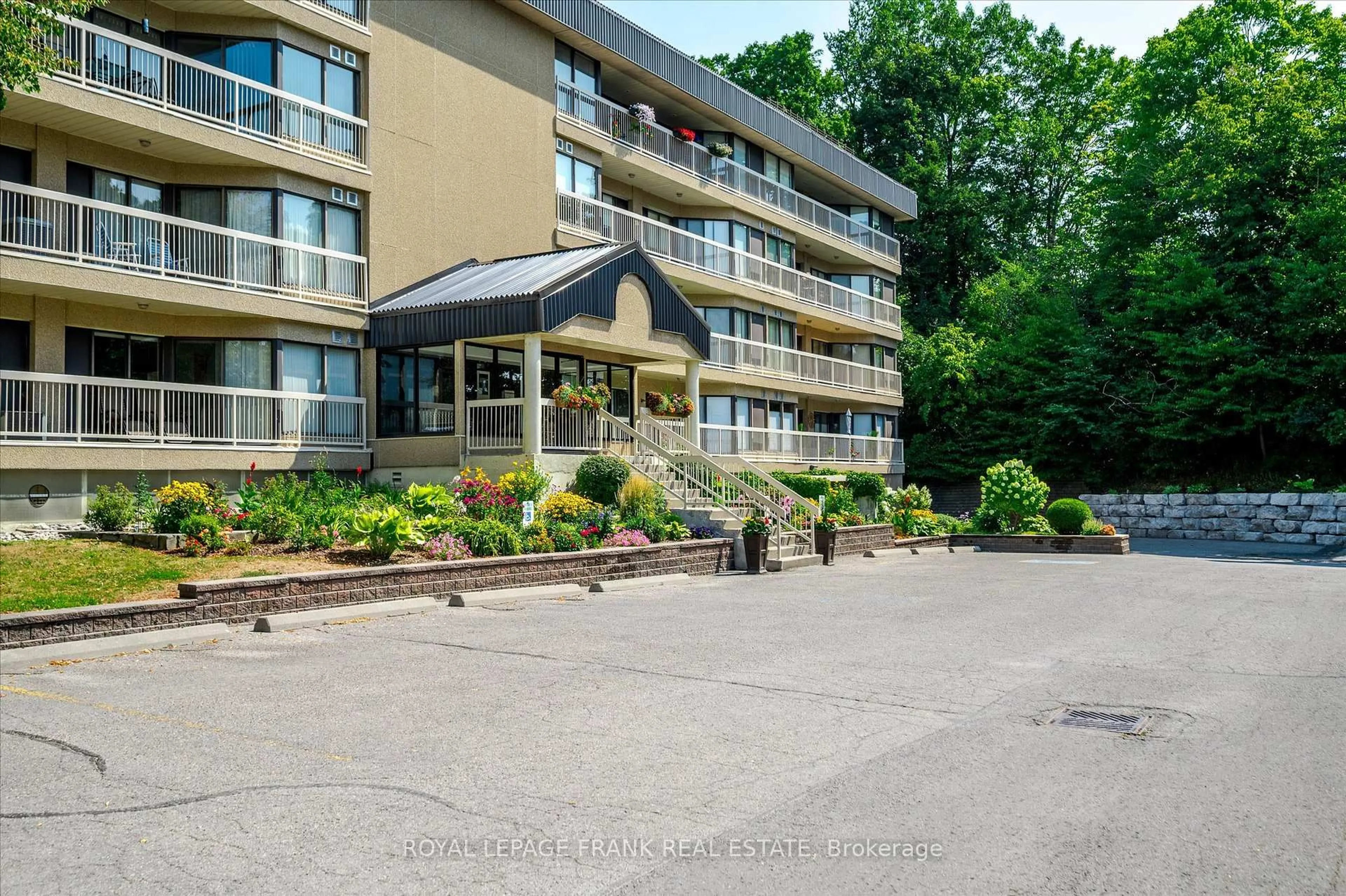 Patio, water/lake/river/ocean view for 40 Auburn St #308, Peterborough East Ontario K9H 2G2