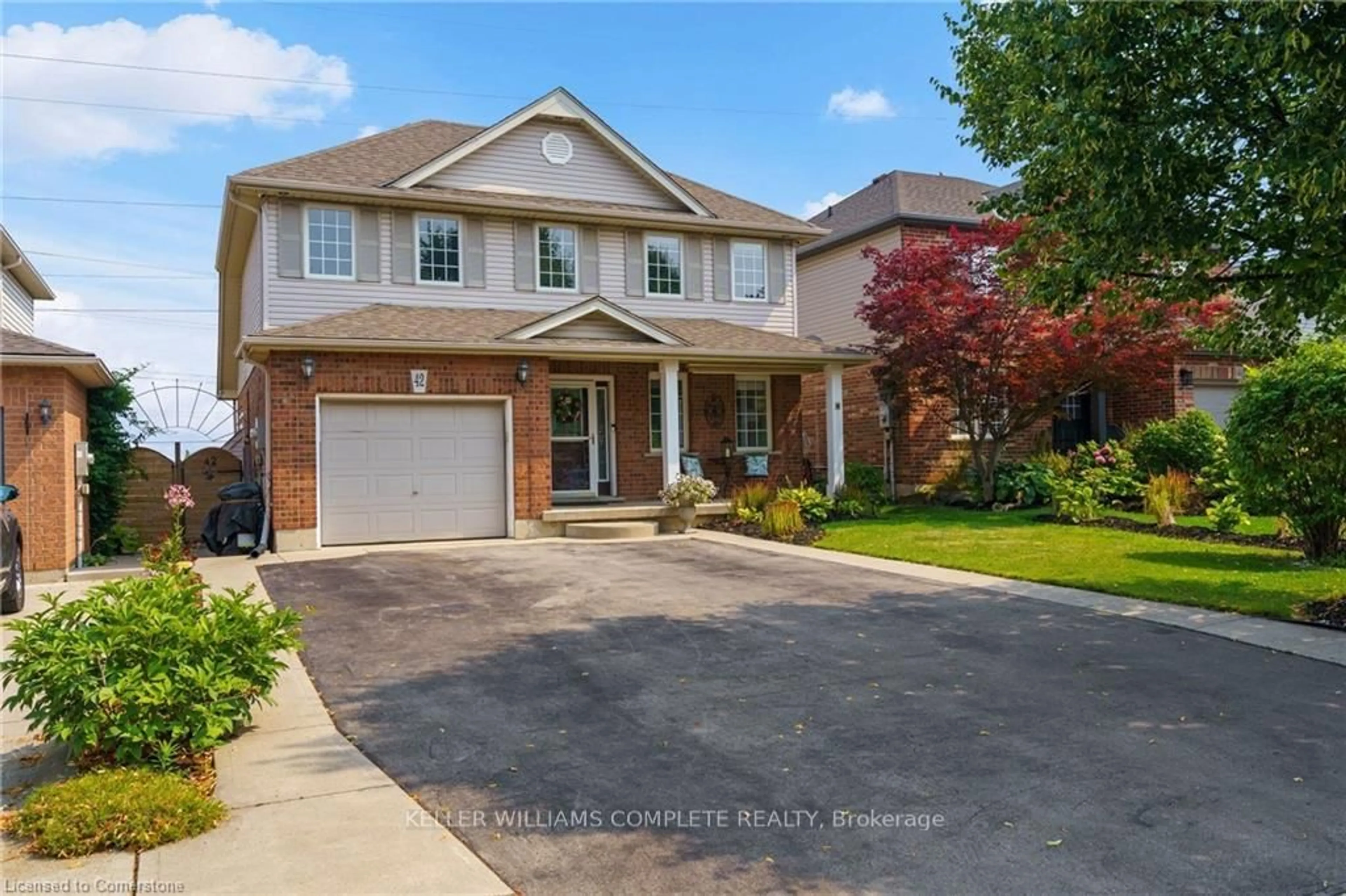 Home with brick exterior material, street for 42 GRASSYPLAIN Dr, Hamilton Ontario L0R 1W0