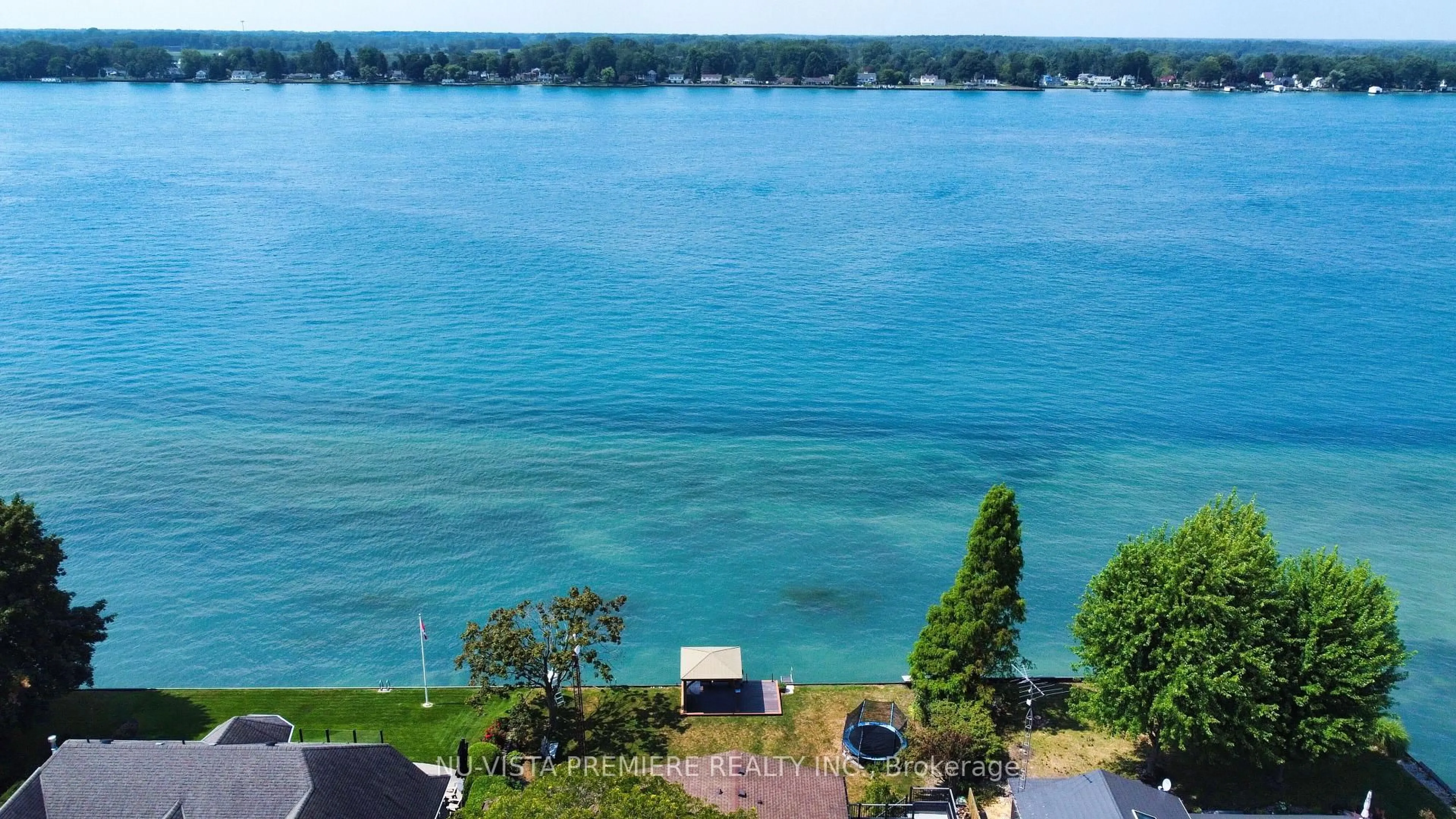 A pic from outside/outdoor area/front of a property/back of a property/a pic from drone, water/lake/river/ocean view for 3943 Seaway Rd, St. Clair Ontario N0P 2B0
