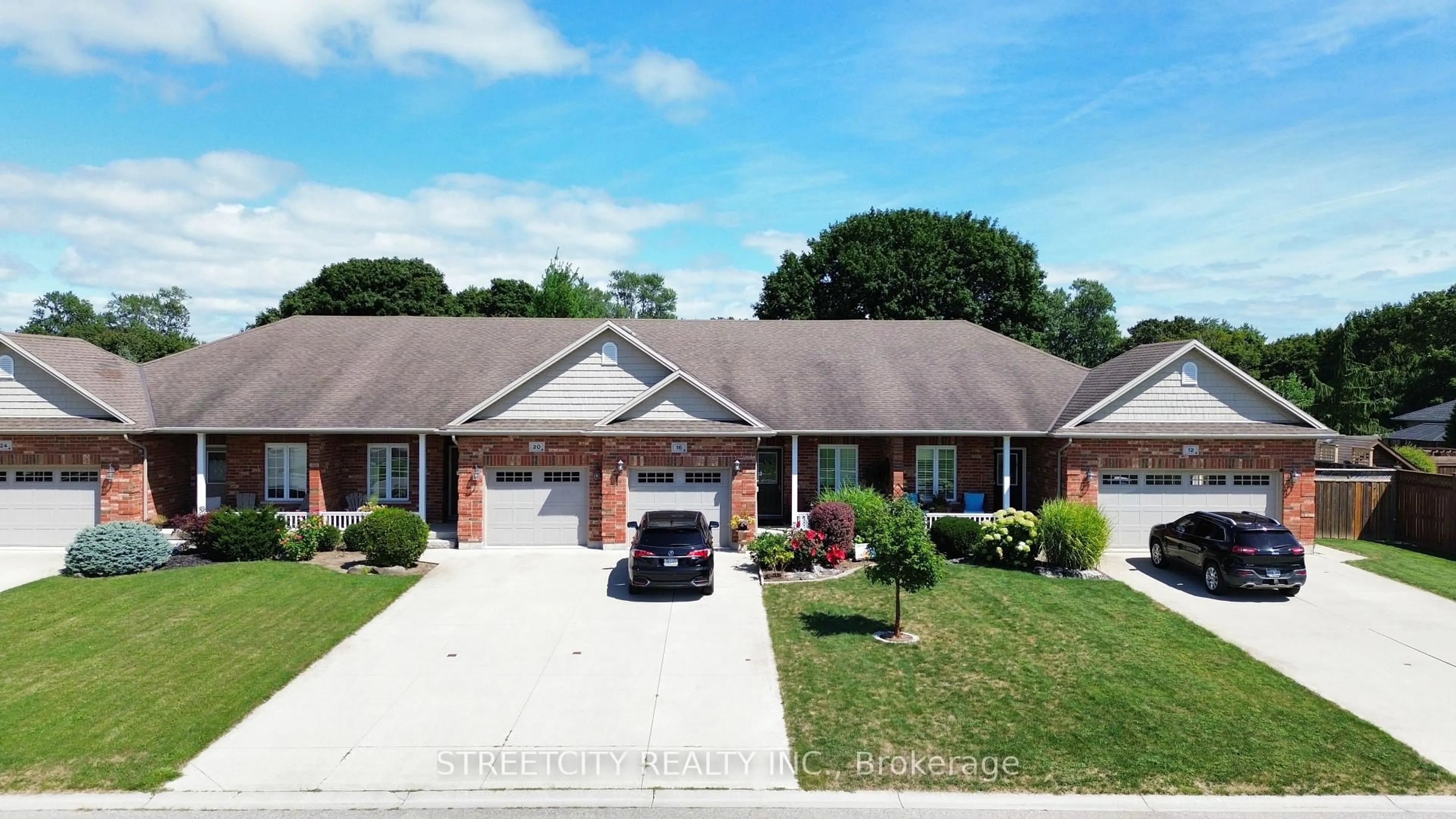 Home with brick exterior material, street for 16 Leisure Lane, Chatham-Kent Ontario N0P 1M0